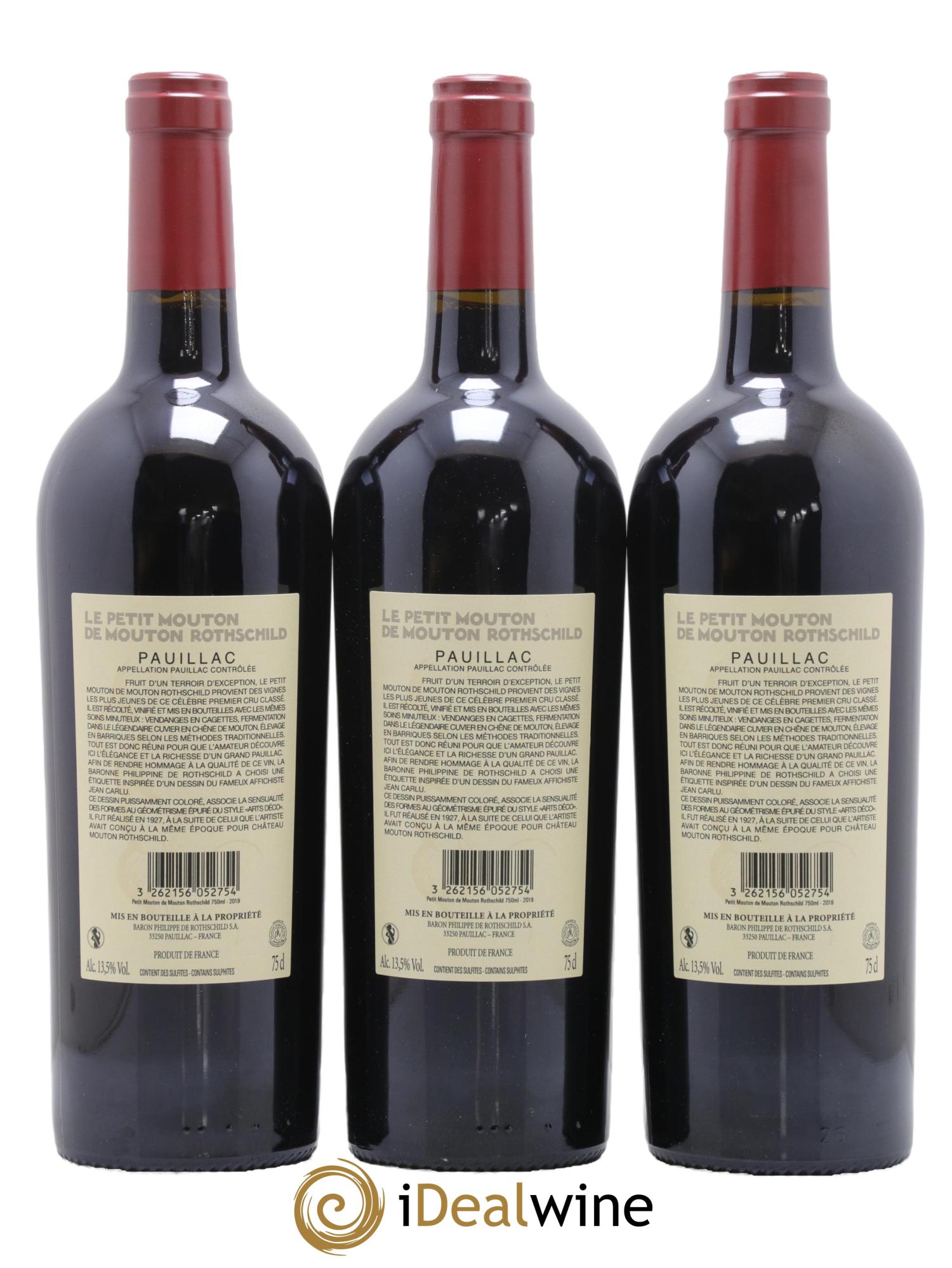 Petit Mouton Second Vin 2019 - Lot de 6 bouteilles - 2