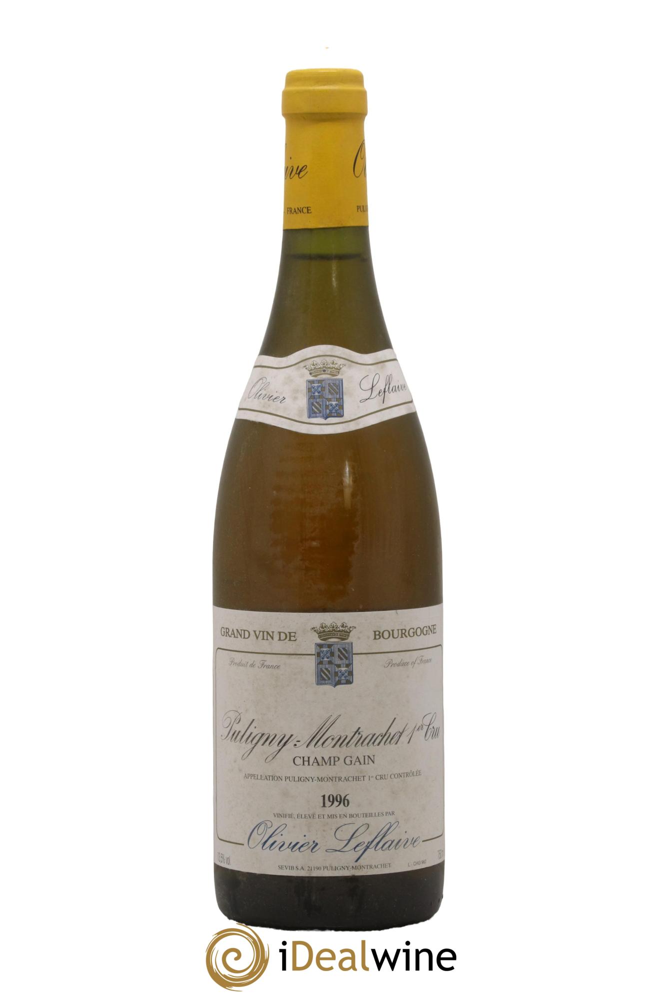 Puligny-Montrachet 1er Cru Champ Gain Olivier Leflaive 1996 - Lotto di 1 bottiglia - 0