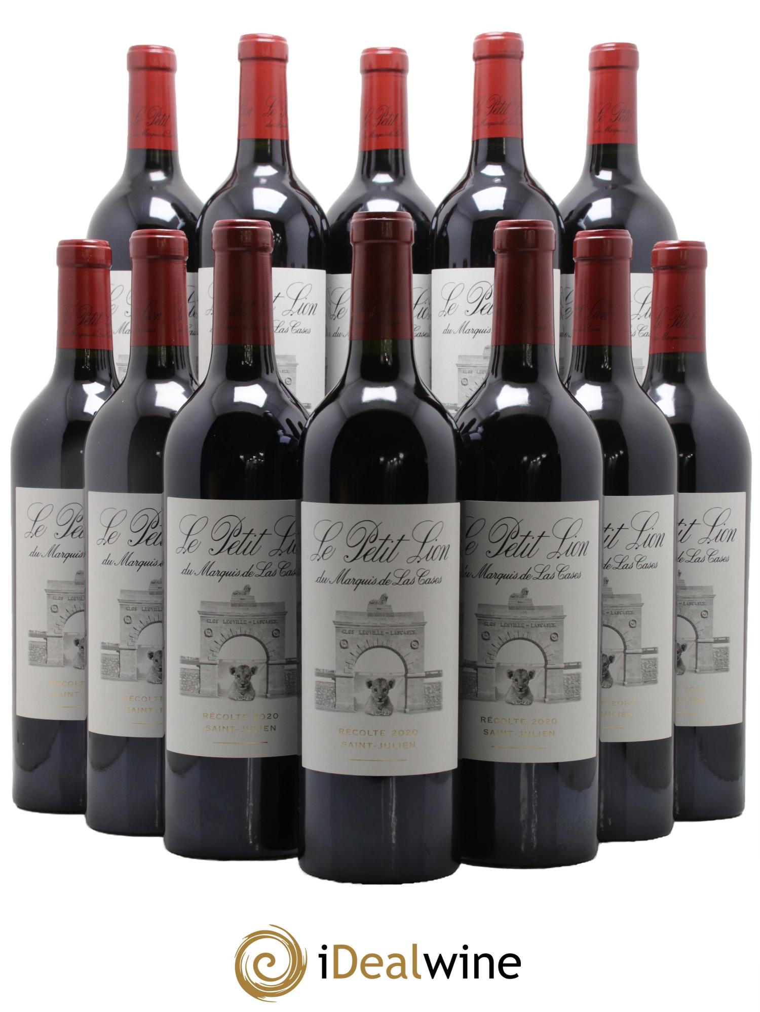Le Petit Lion du Marquis de Las Cases Second Vin 2020 - Lot de 12 bouteilles - 0