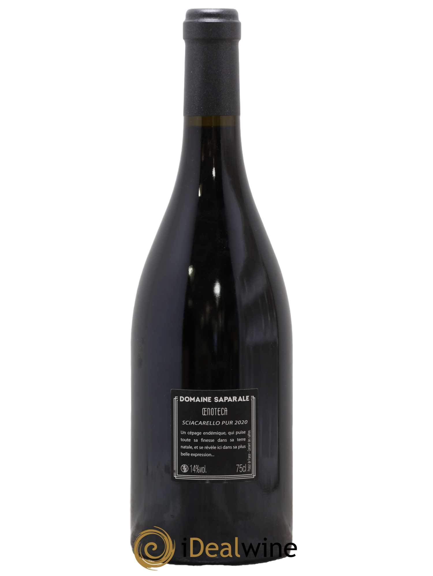 Vin de Corse œnothèque Domaine Saparale 2020 - Lot de 1 bouteille - 1