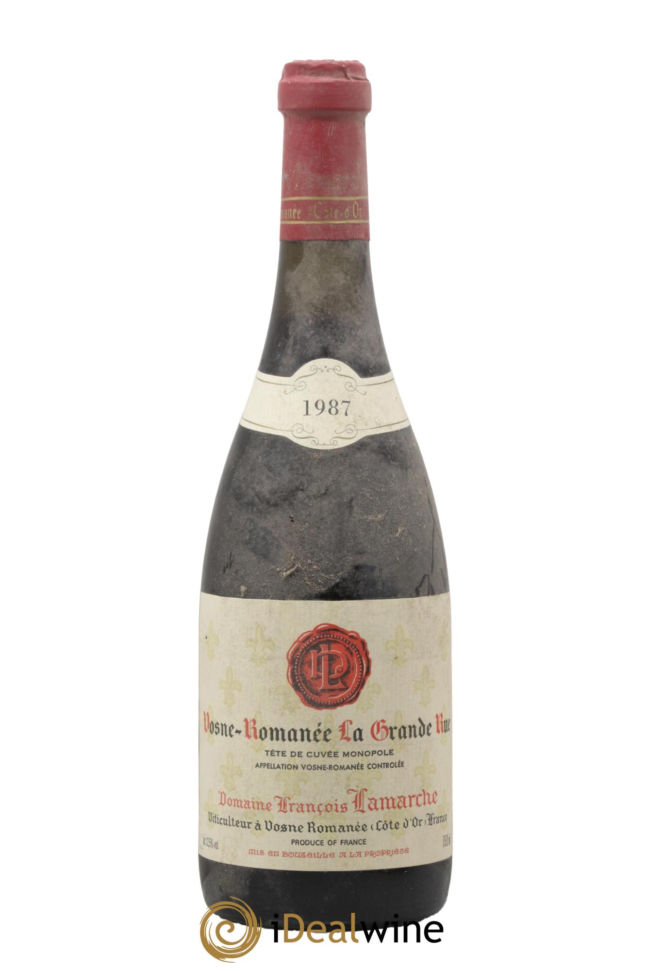 La Grande Rue Grand Cru Lamarche (Domaine) 1987 - Lot de 1 bouteille - 0