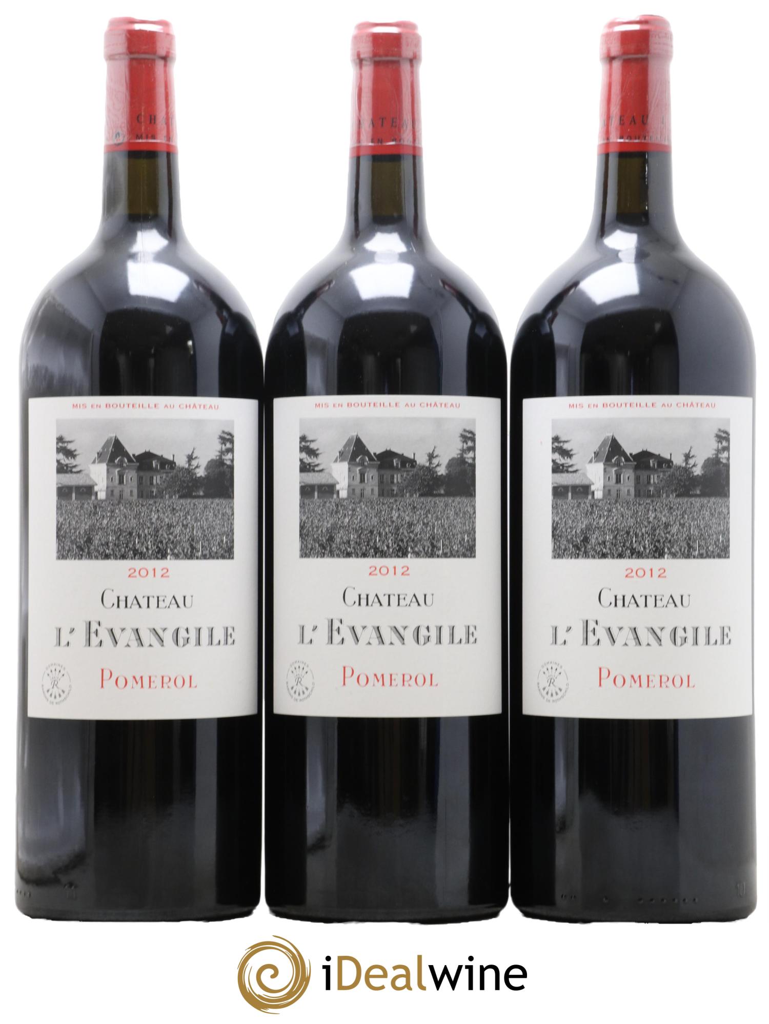 Château l' Évangile 2012 - Lot de 3 magnums - 0