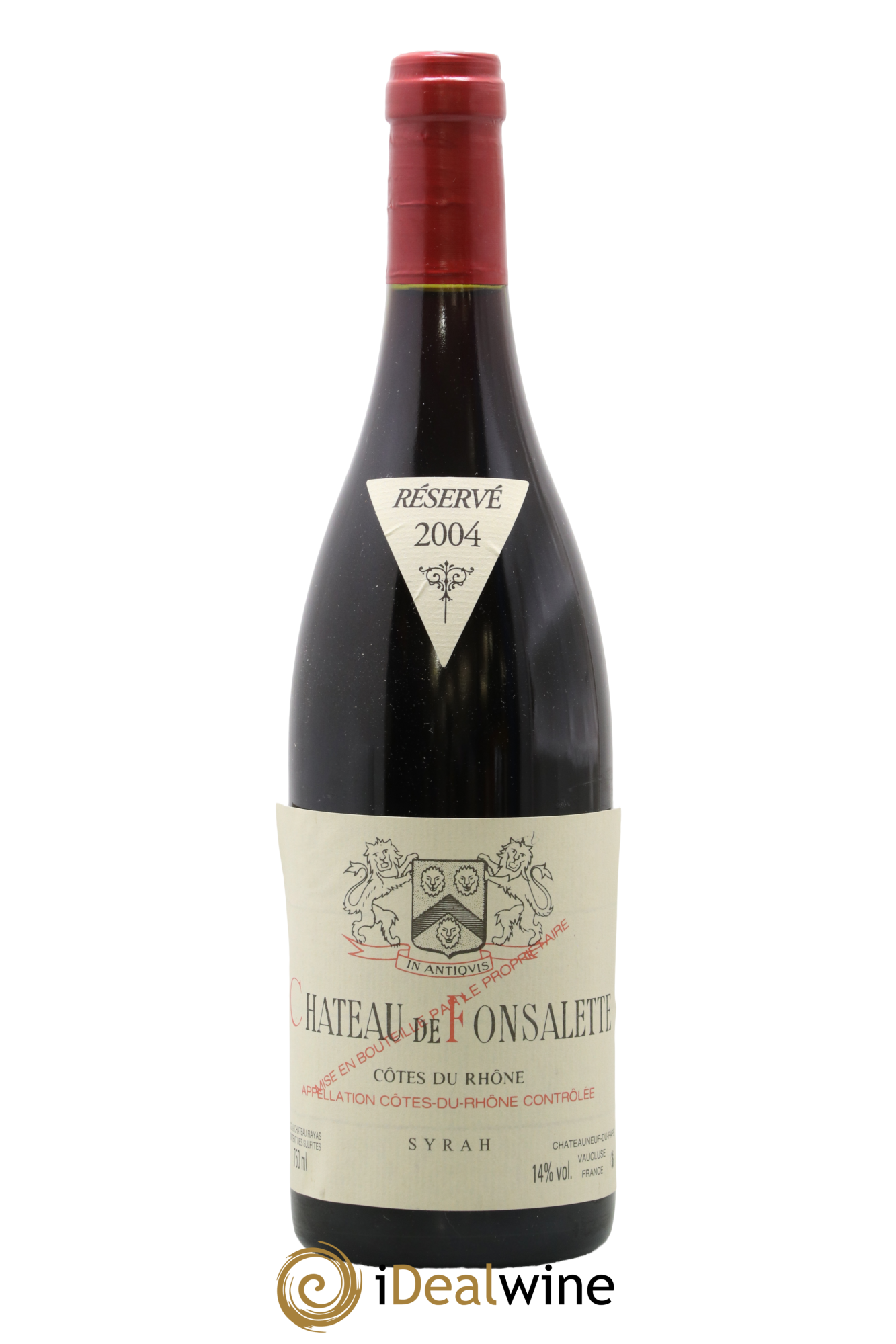 Côtes-du-Rhône Cuvée Syrah Château de Fonsalette 2004 - Lot of 1 bottle - 0