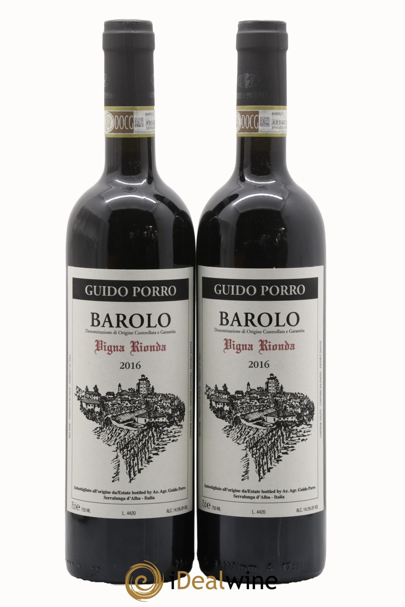 Barolo DOCG Vigna Rionda Guido Porro 2016 - Lotto di 2 bottiglie - 0