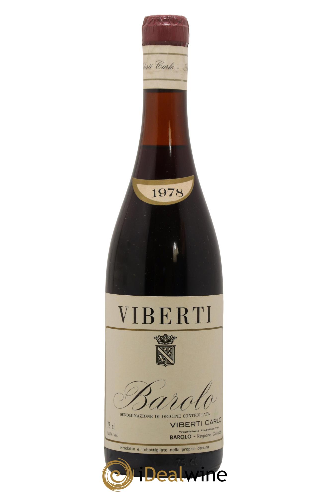 Barolo DOCG Viberti Carlo 1978 - Lot of 1 bottle - 0