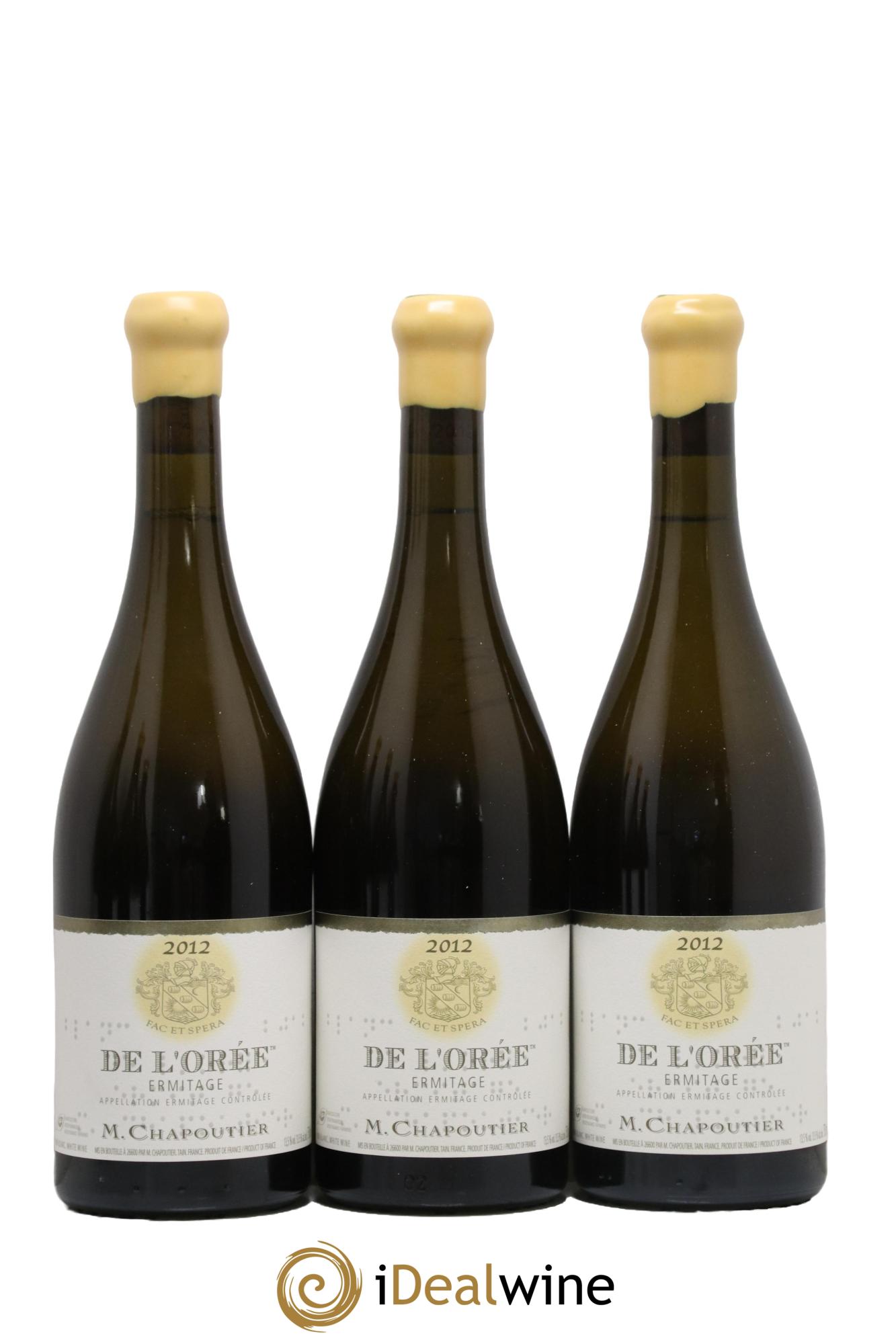 Hermitage Ermitage de l'Orée Chapoutier 2012 - Lot of 6 bottles - 1