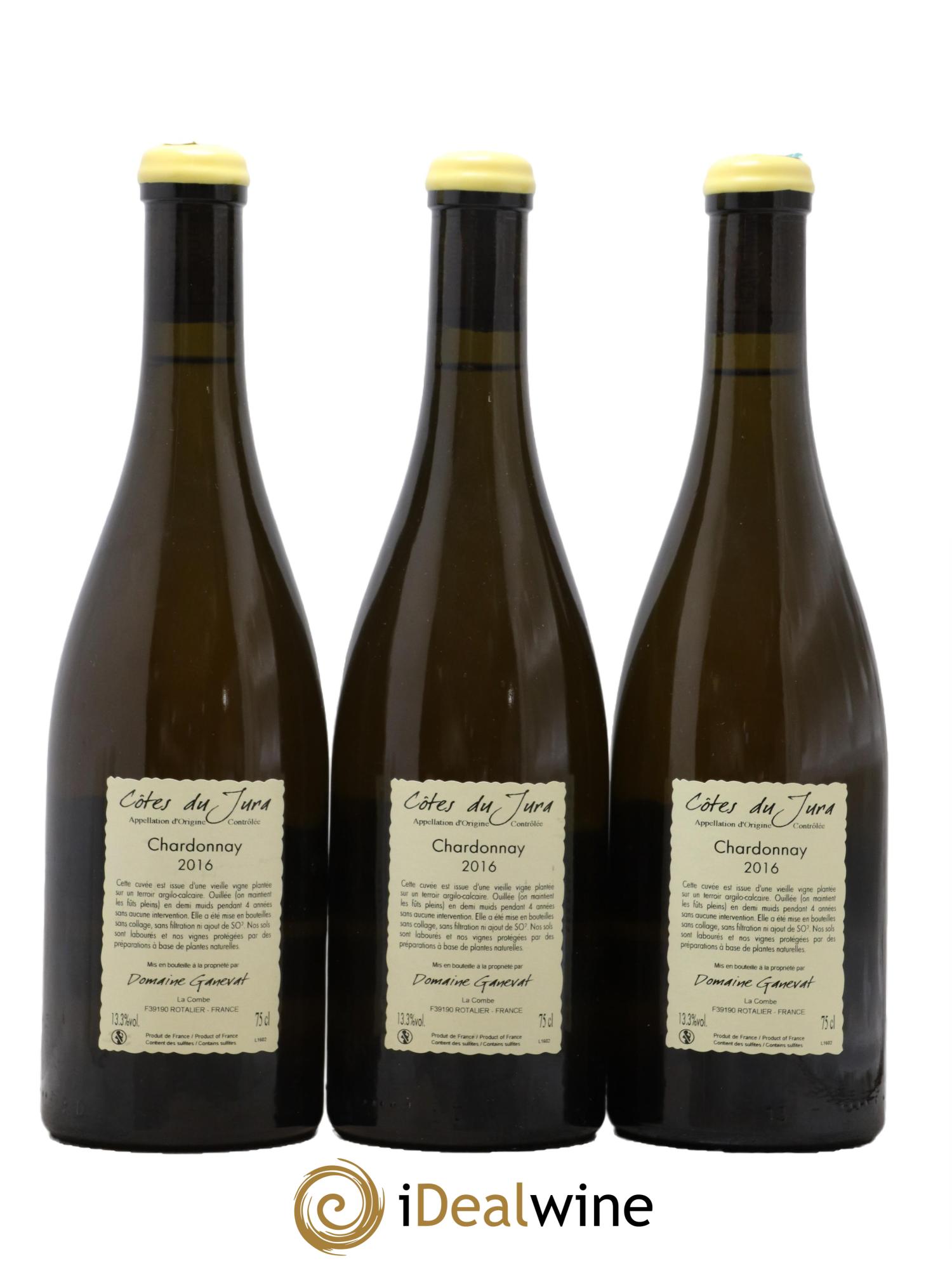 Côtes du Jura Les Chamois du Paradis Jean-François Ganevat (Domaine) 2016 - Lot of 3 bottles - 1