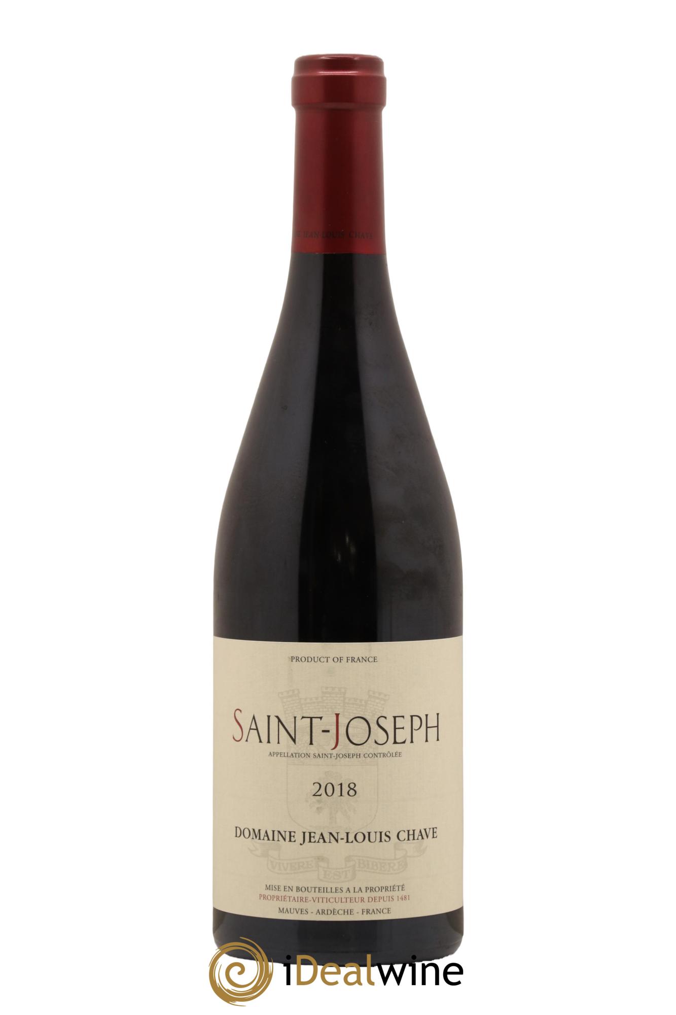 Saint-Joseph Jean-Louis Chave 2018 - Lot de 1 bouteille - 0