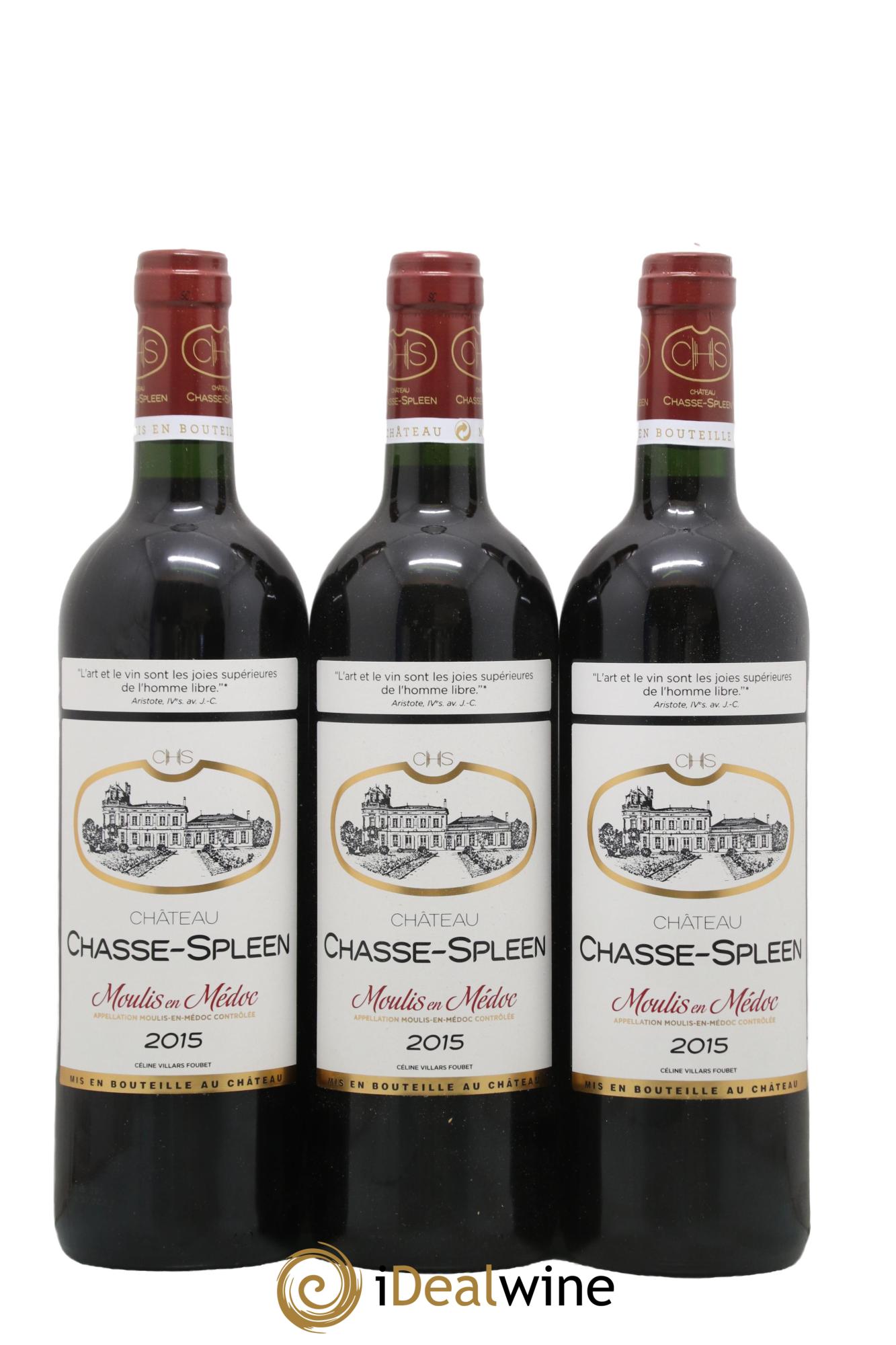 Château Chasse Spleen 2015 - Lot de 12 bouteilles - 4