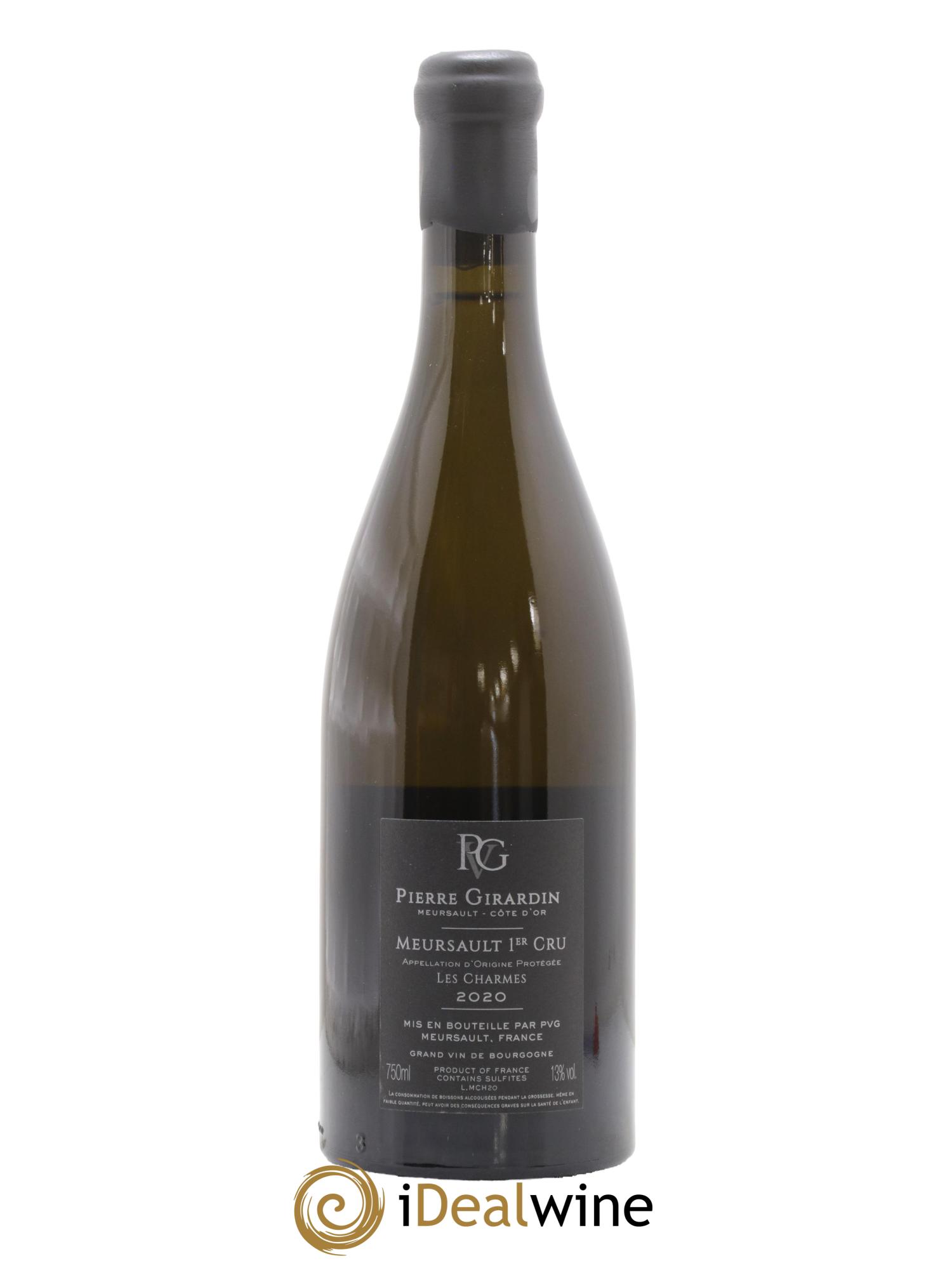 Meursault 1er Cru Les Charmes Pierre Girardin 2020 - Lot de 1 bouteille - 1