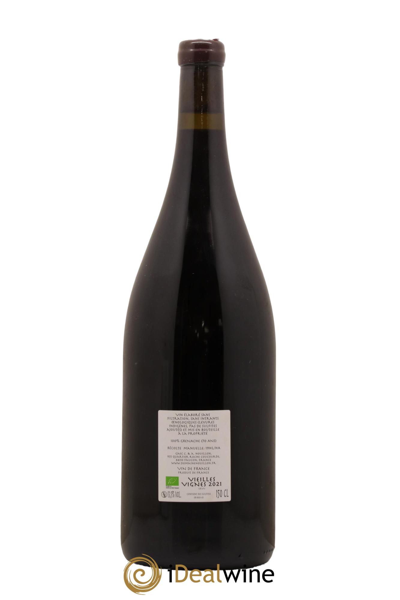 Vin de France 100% Grenache Vieilles Vignes Charlotte et Aurelien Houillon 2021 - Lot de 1 magnum - 1