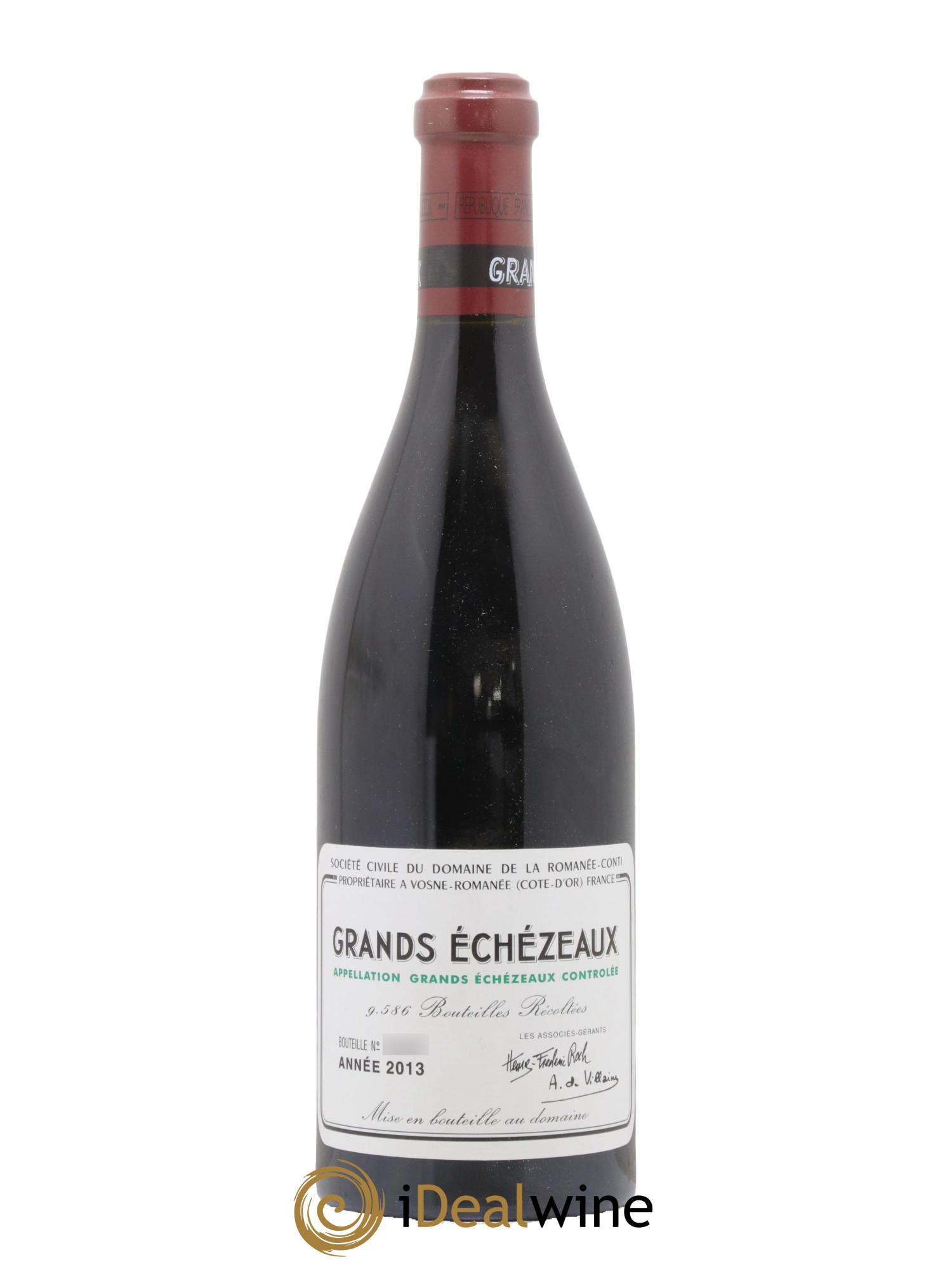 Grands-Echezeaux Grand Cru Domaine de la Romanée-Conti 2013 - Lot de 1 bouteille - 0
