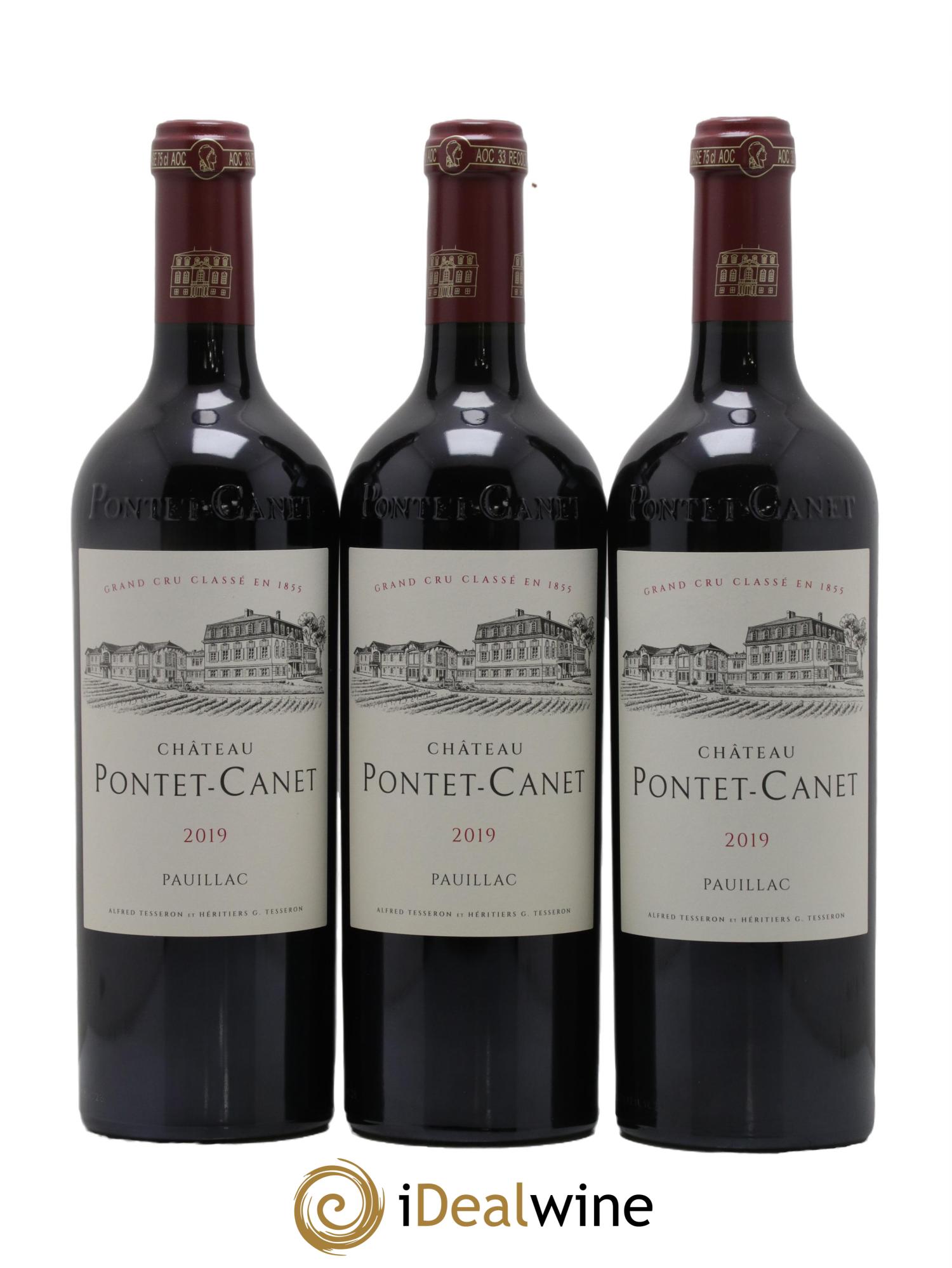Château Pontet Canet 5ème Grand Cru Classé 2019 - Lot de 6 bouteilles - 2