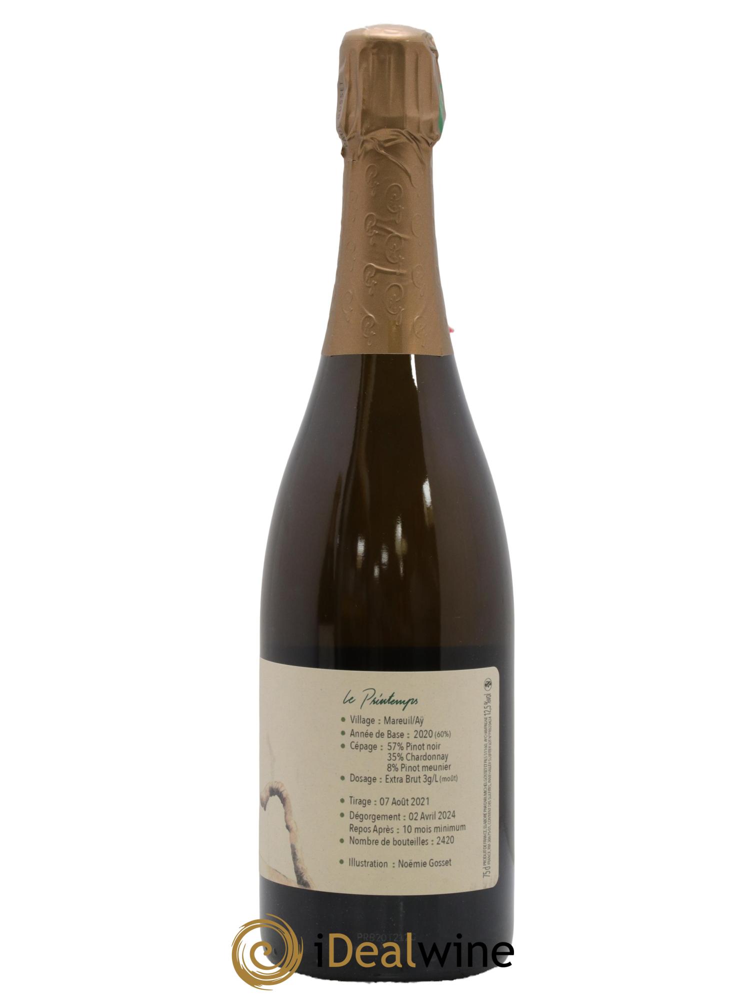 Au Fil des Temps Le Printemps Paul Gosset - Posten von 1 Flasche - 1