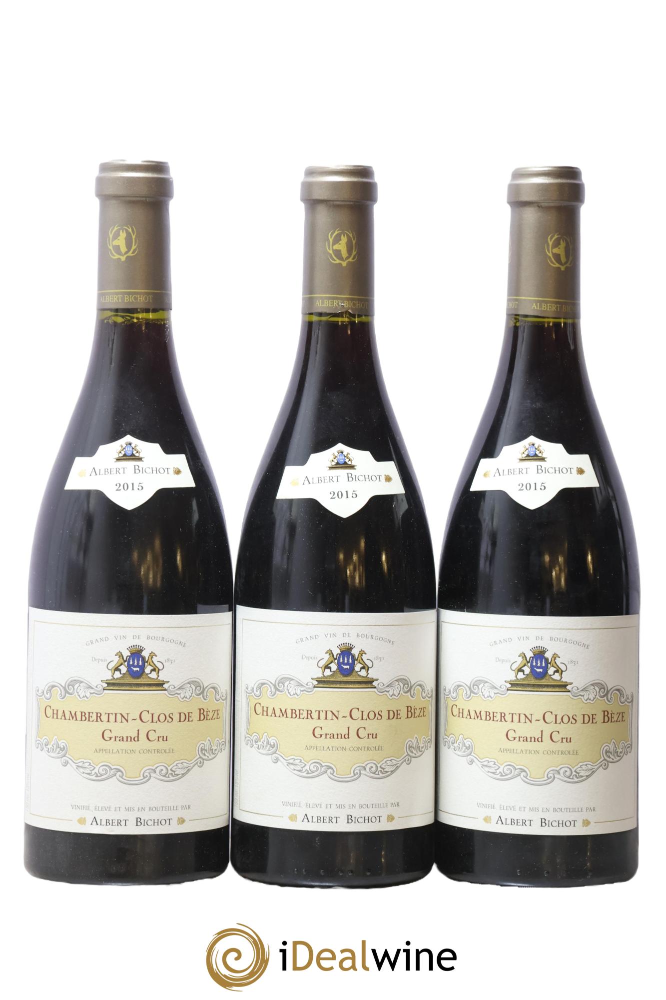 Chambertin Clos de Bèze Grand Cru Albert Bichot 2015 - Lot de 3 bouteilles - 0