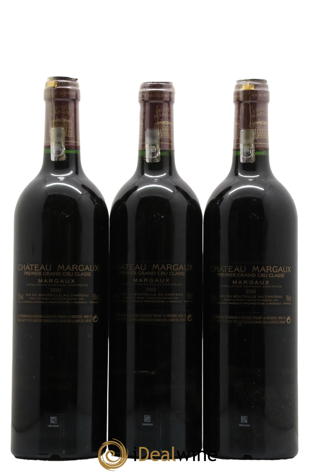 Château Margaux 1er Grand Cru Classé 2011 - Lot de 12 bouteilles - 2