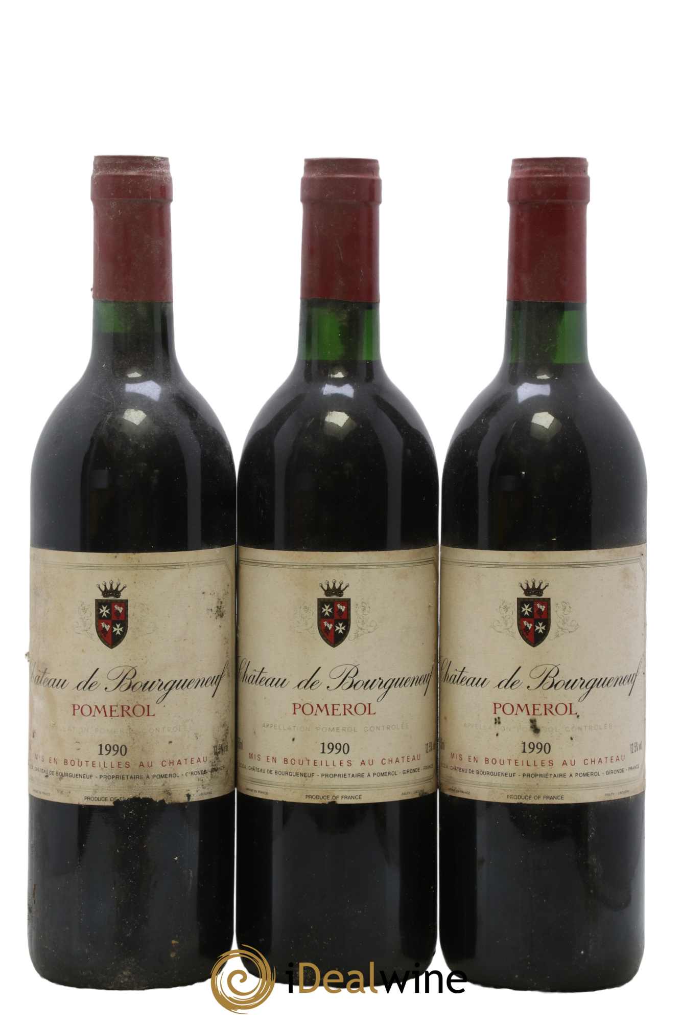 Château Bourgneuf 1990 - Posten von 3 Flaschen - 0