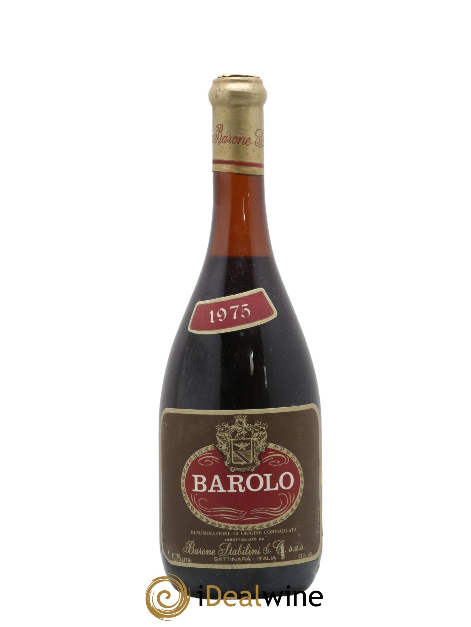 Barolo Stabilini 1975 - Posten von 1 Flasche - 0