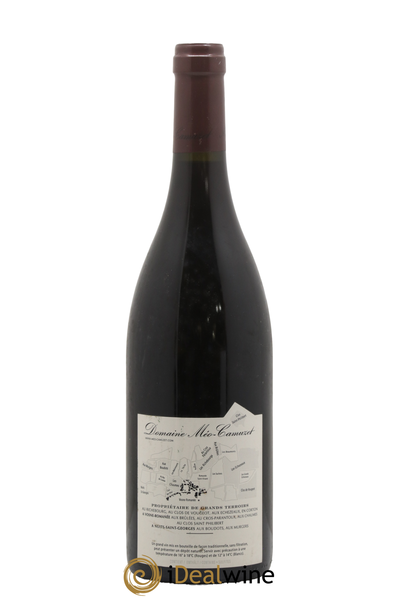 Clos de Vougeot Grand Cru Près le Cellier Méo-Camuzet (Domaine) 2009 - Lot de 1 bouteille - 1