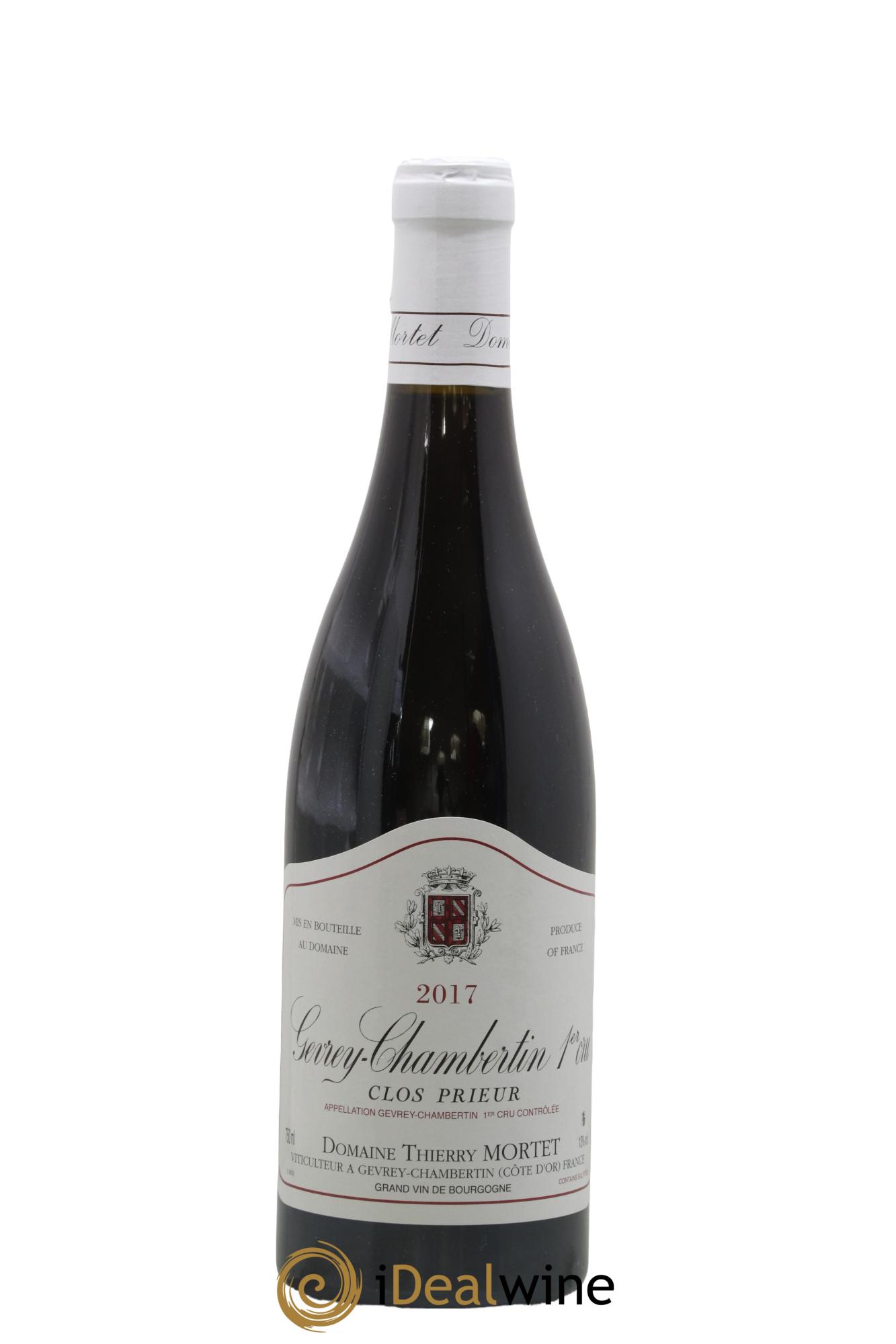Gevrey-Chambertin 1er Cru Clos Prieur Thierry Mortet 2017 - Lot of 1 bottle - 0