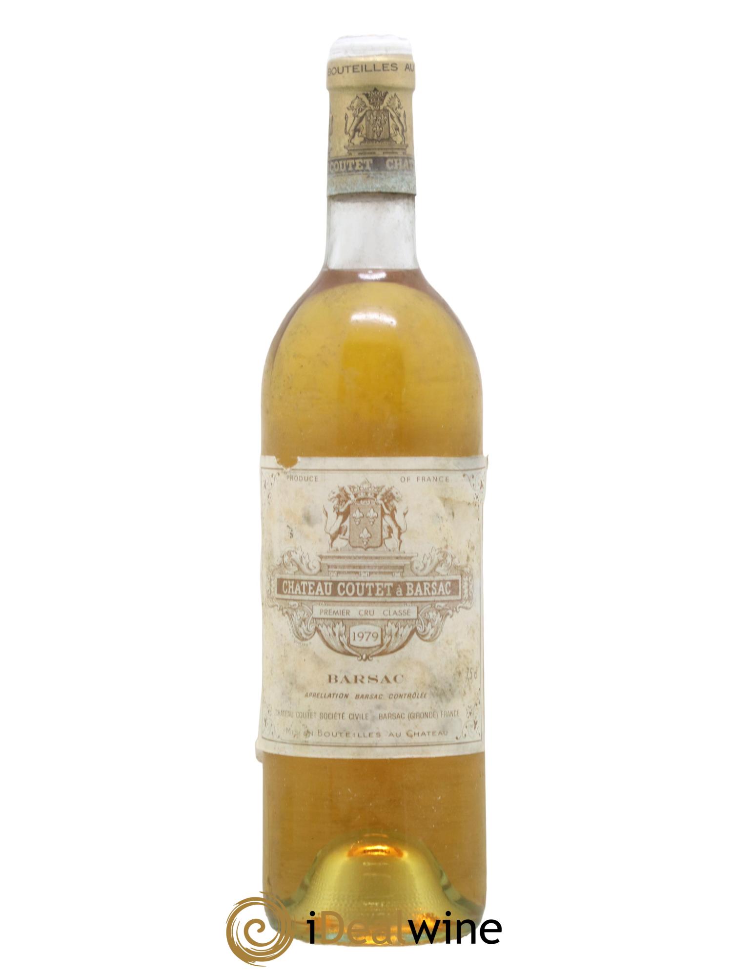 Château Coutet 1er Grand Cru Classé 1979 - Lotto di 1 bottiglia - 0