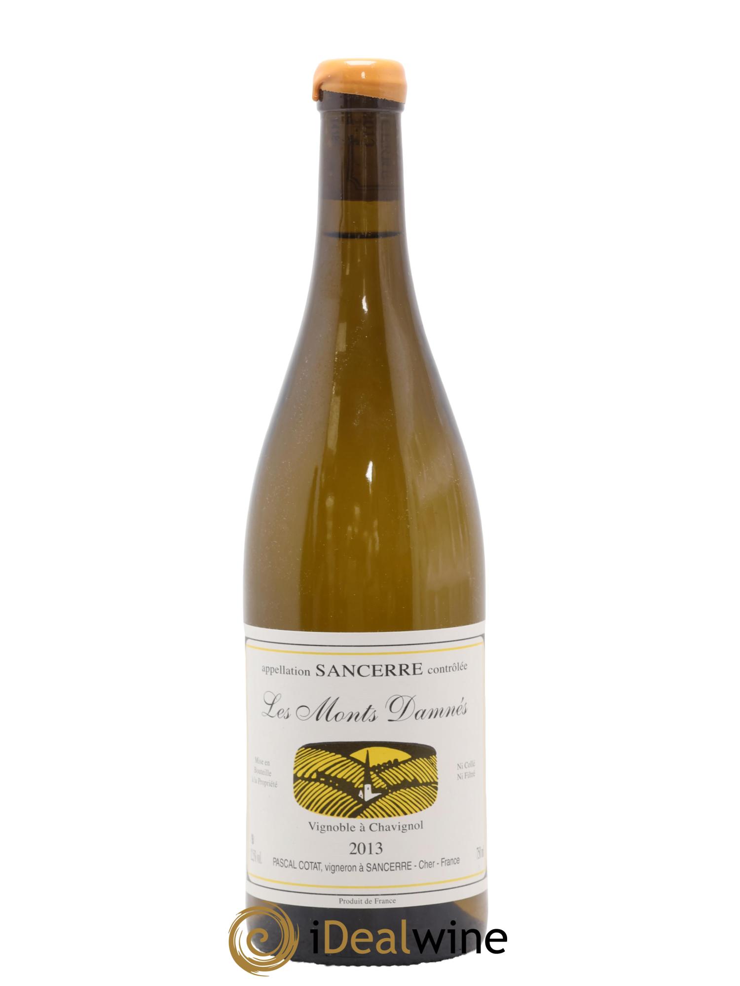 Sancerre Les Monts Damnés Pascal Cotat 2013 - Lot de 1 bouteille - 0
