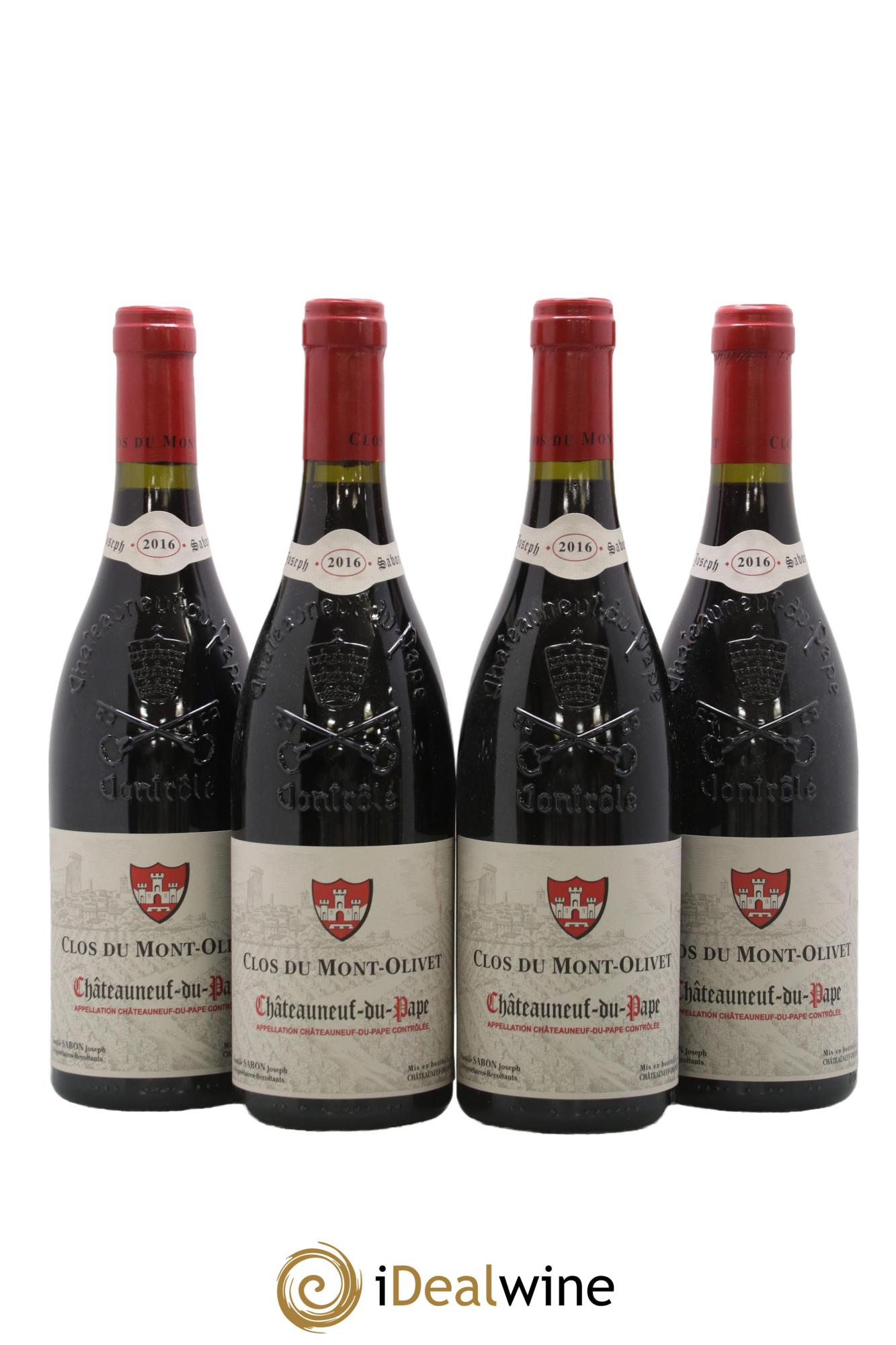 Châteauneuf-du-Pape Clos du Mont-Olivet 2016 - Lot de 4 bouteilles - 0
