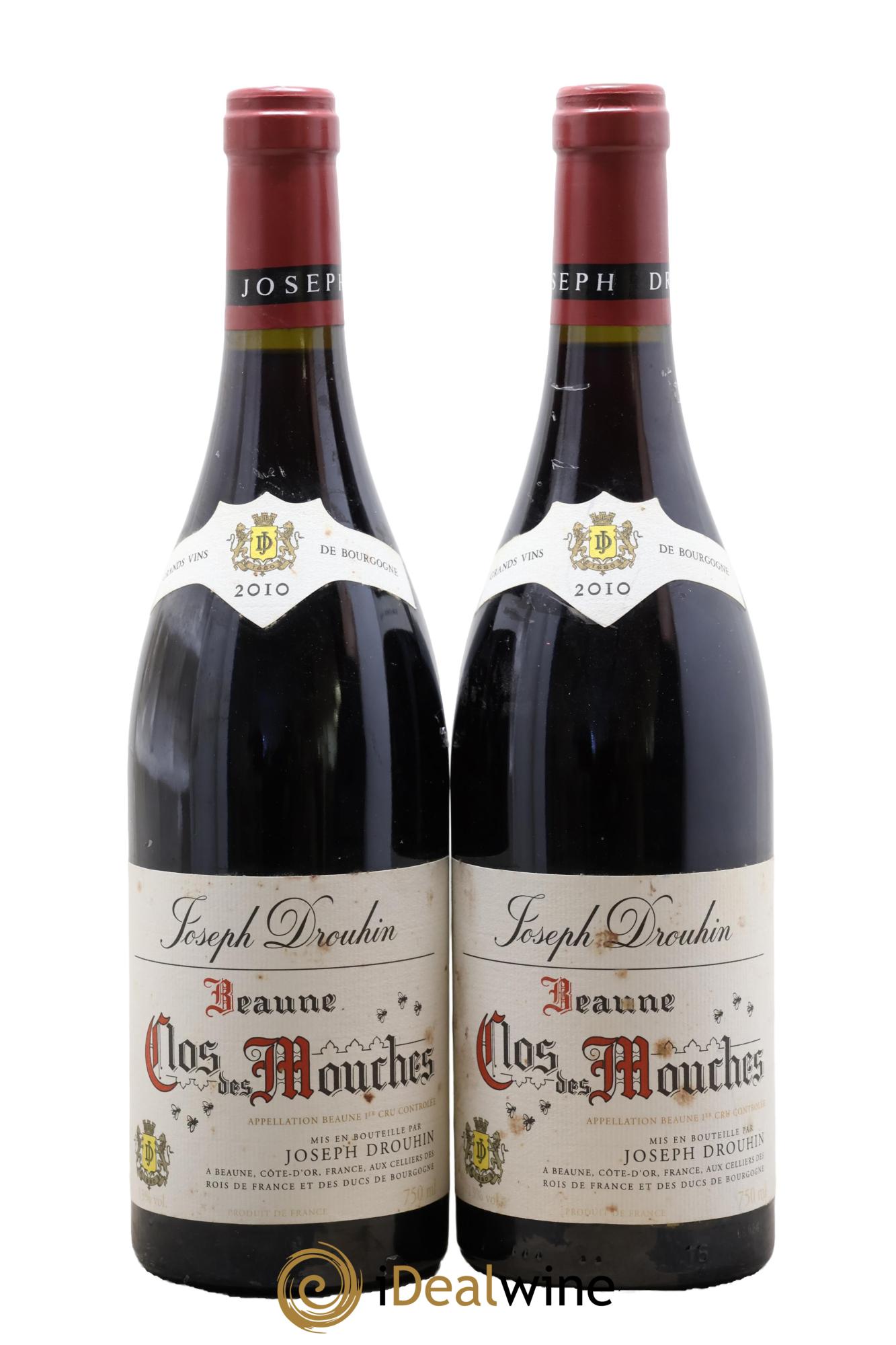 Beaune 1er Cru Clos des Mouches Joseph Drouhin 2010 - Lot de 2 bouteilles - 0