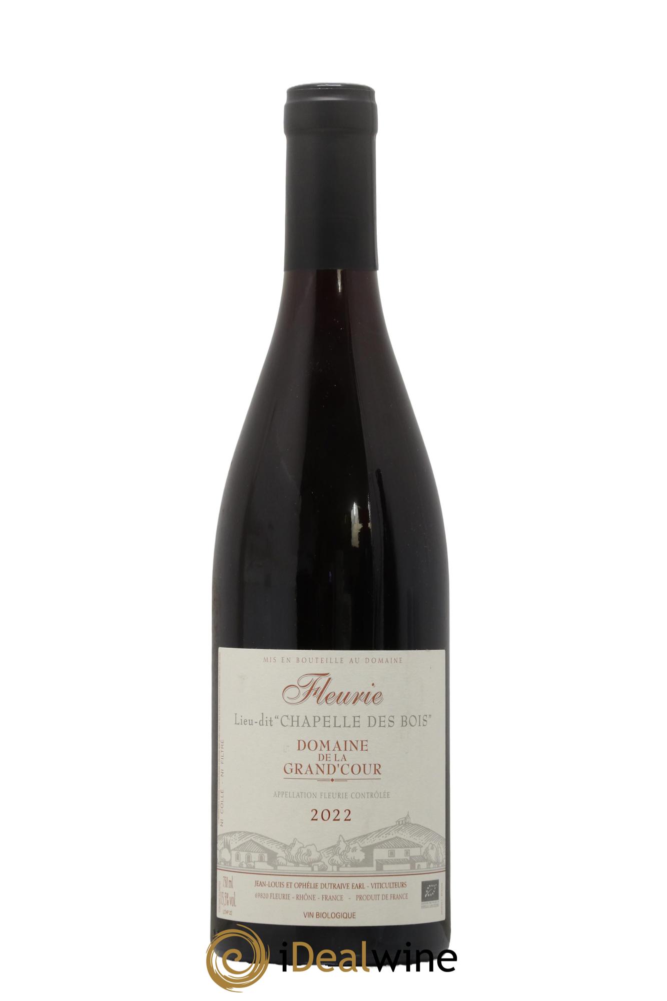 Fleurie Chapelle des bois Grand'cour (Domaine de la) - Jean-Louis Dutraive 2022 - Lot of 1 bottle - 0
