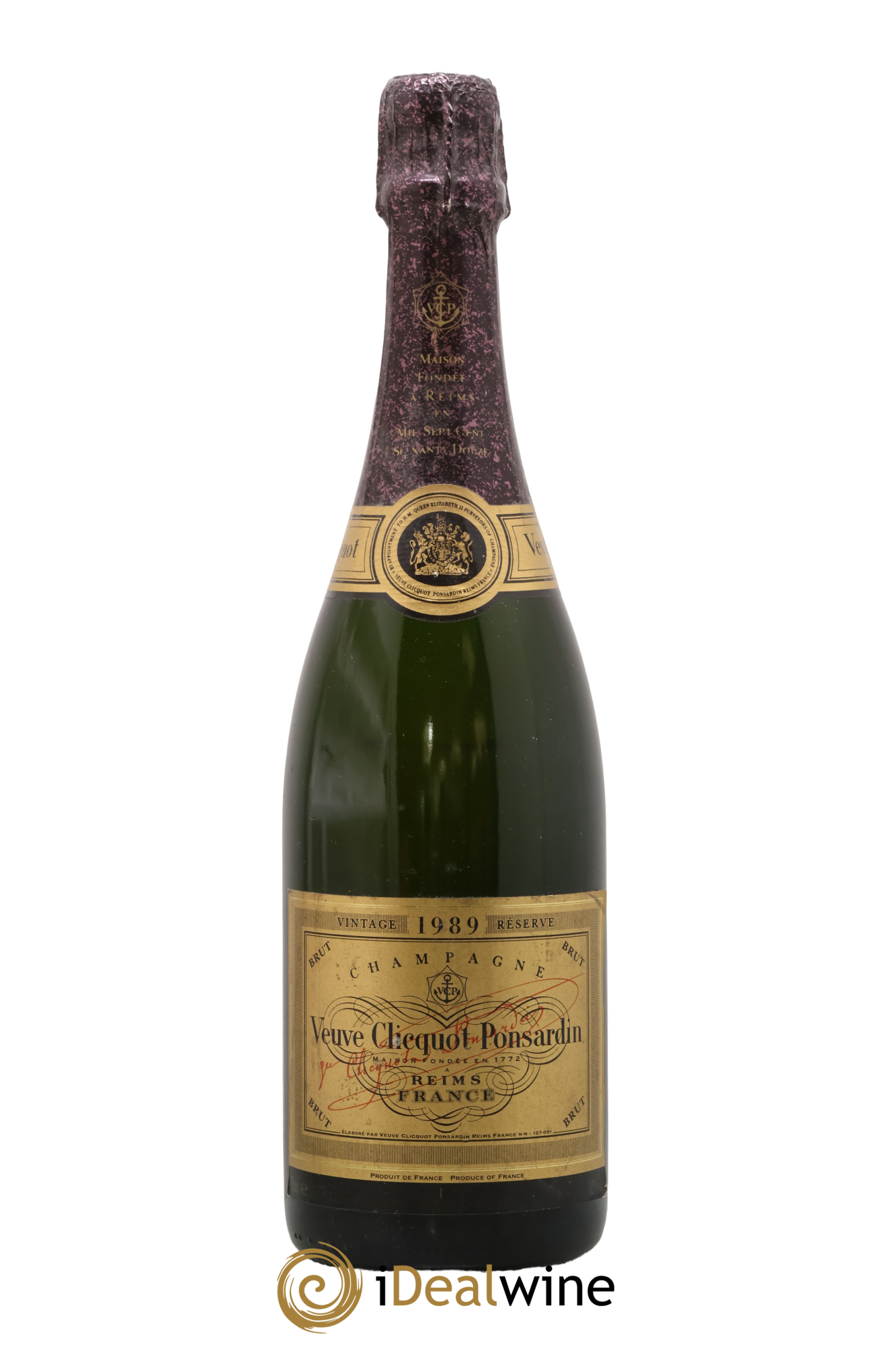 Brut Millésimé Veuve Clicquot 1989 - Lot de 1 bouteille - 0