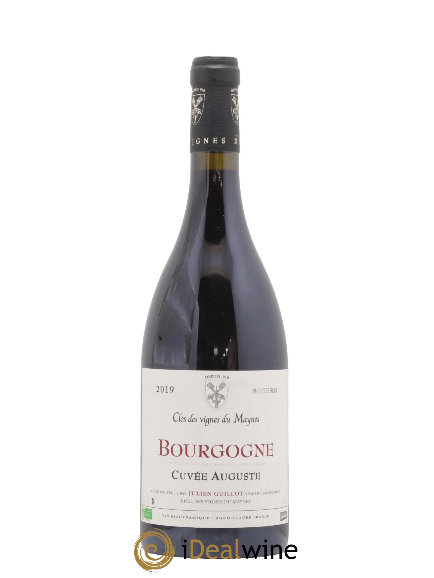 Bourgogne Cuvée Auguste Les Vignes du Maynes 2019 - Lot de 1 bouteille - 0