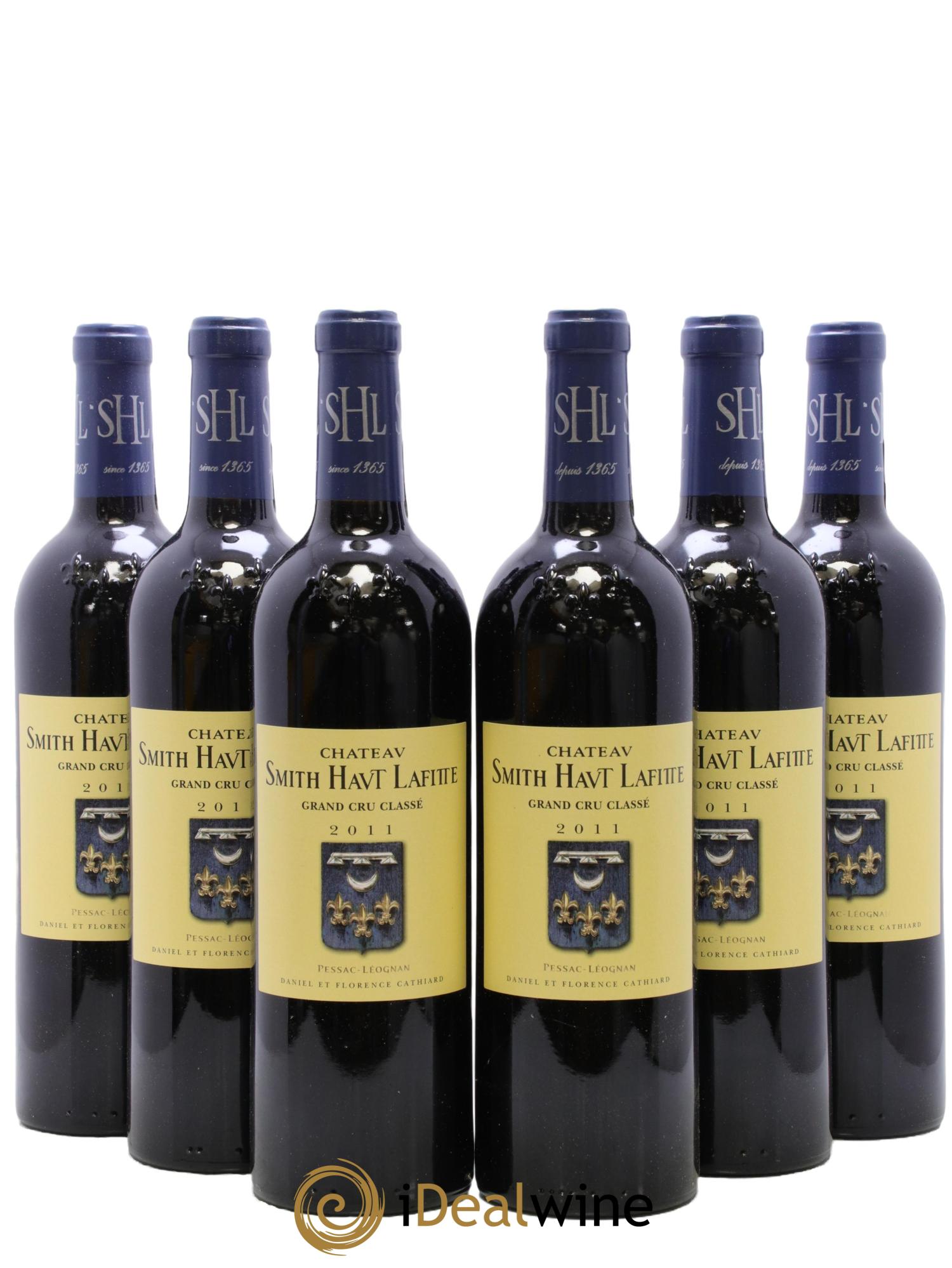 Château Smith Haut Lafitte Cru Classé de Graves 2011 - Posten von 6 Flaschen - 0