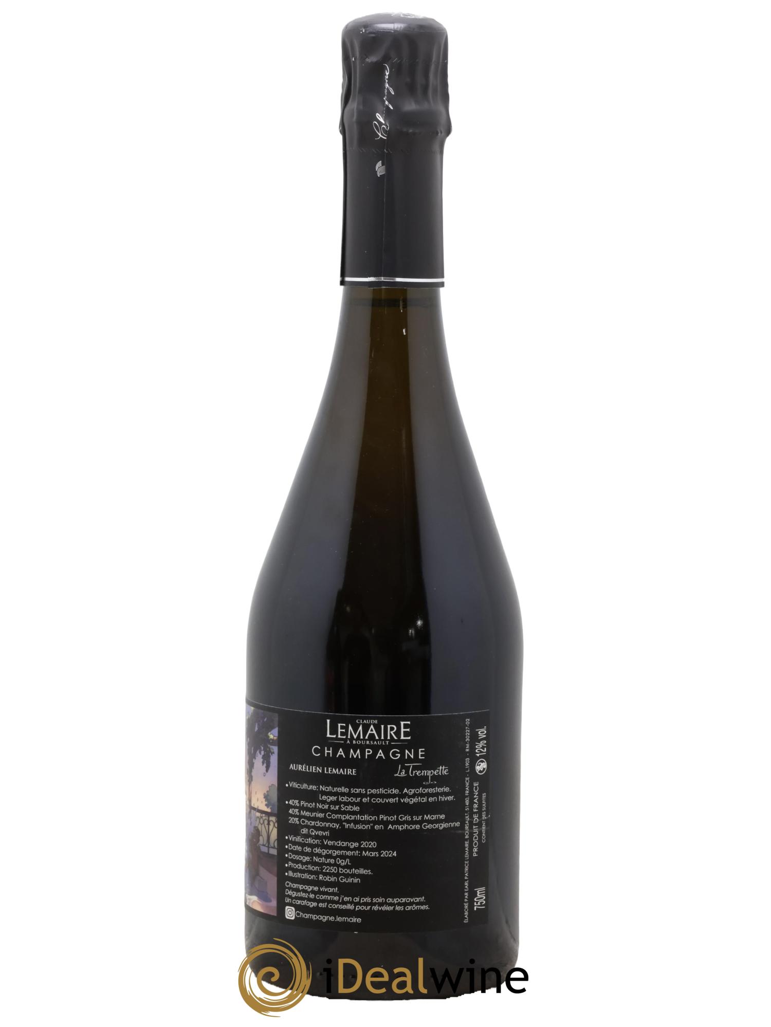 La Trempette Aurélien Lemaire 2020 - Posten von 1 Flasche - 1