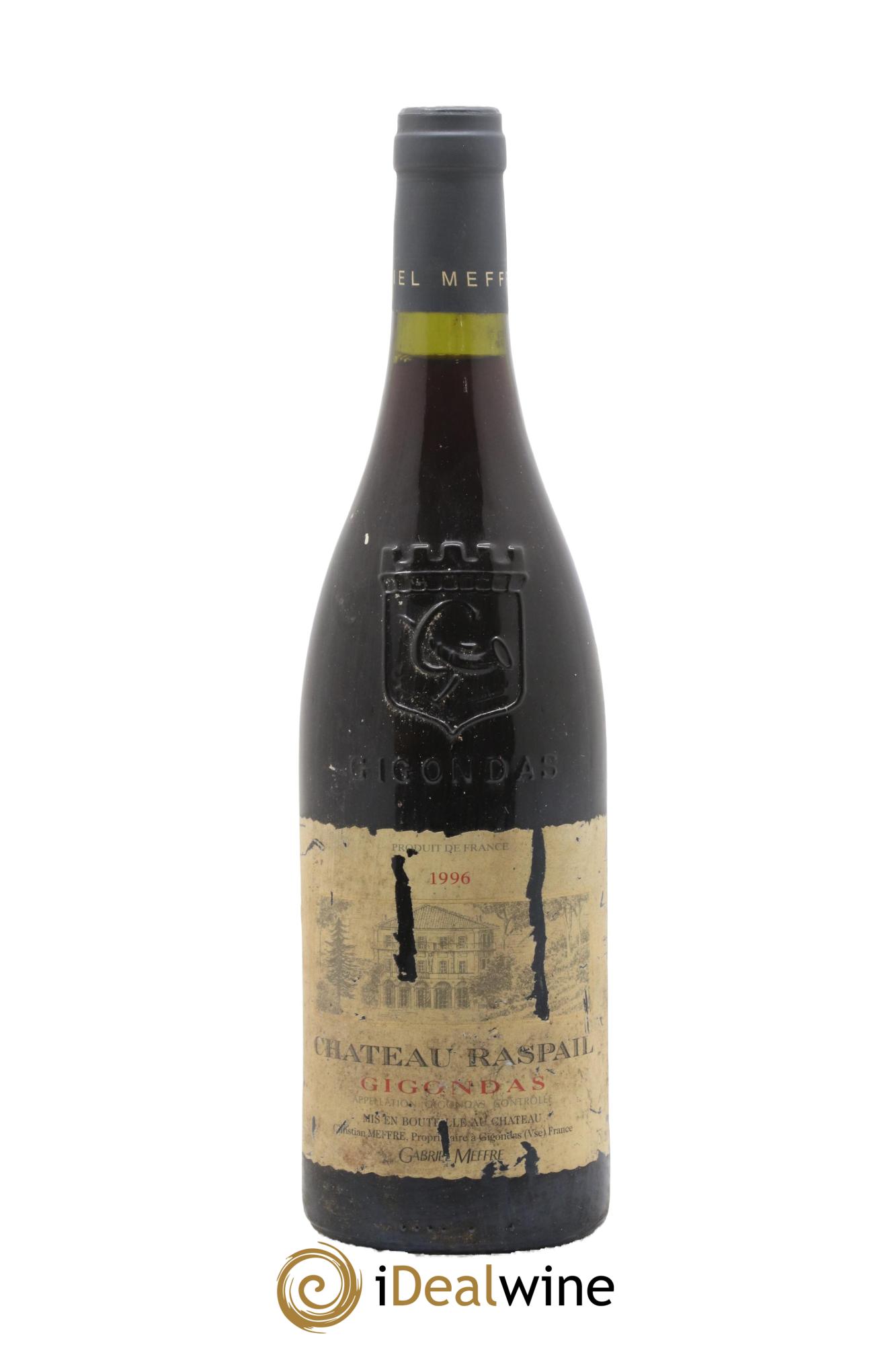 Gigondas Chateau Raspail 1996 - Lot of 1 bottle - 0
