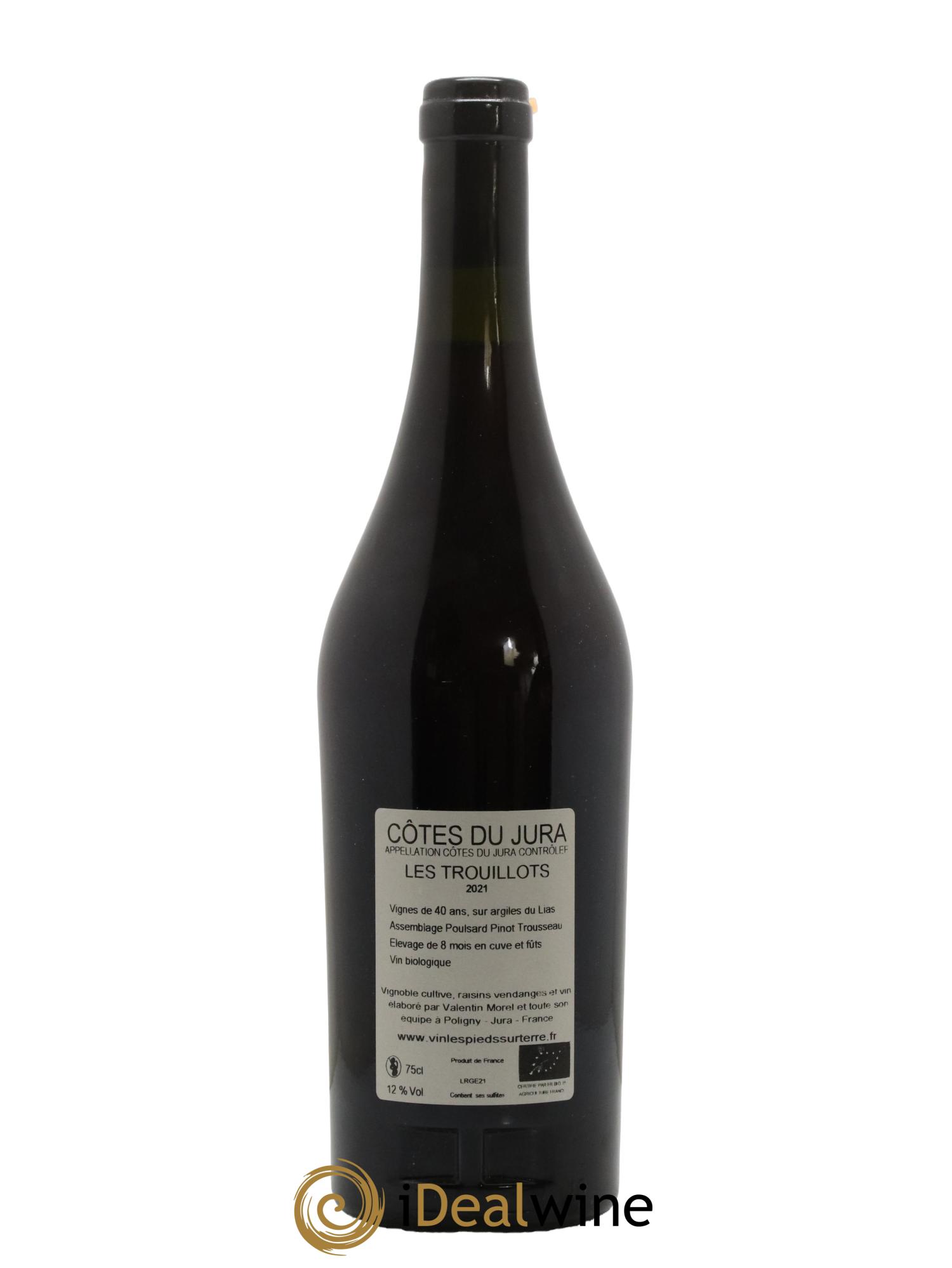 Côtes du Jura Les Trouillots Domaine Valentin Morel 2021 - Lot de 1 bouteille - 1