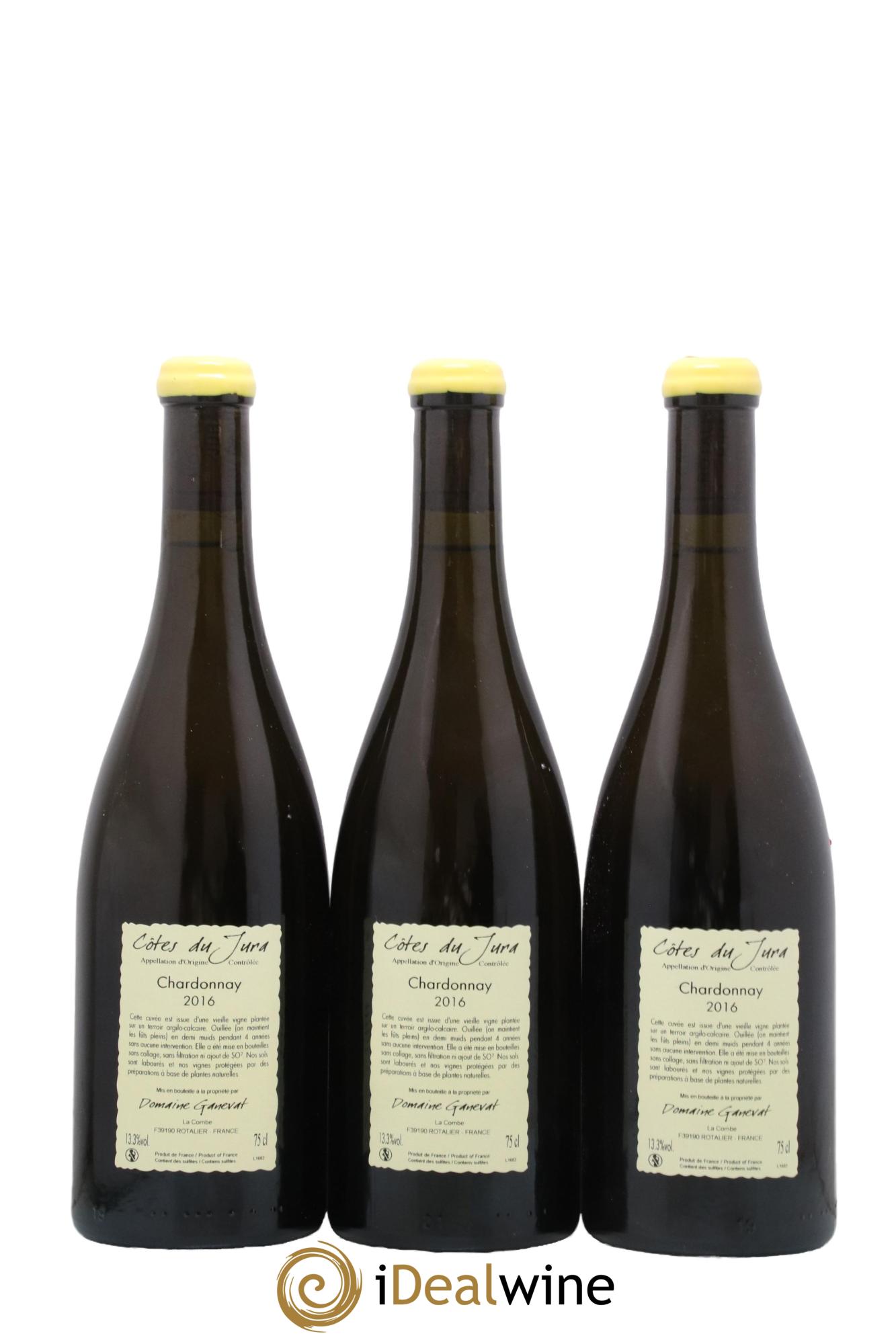 Côtes du Jura Les Chamois du Paradis Jean-François Ganevat (Domaine) 2016 - Lot de 3 bouteilles - 1