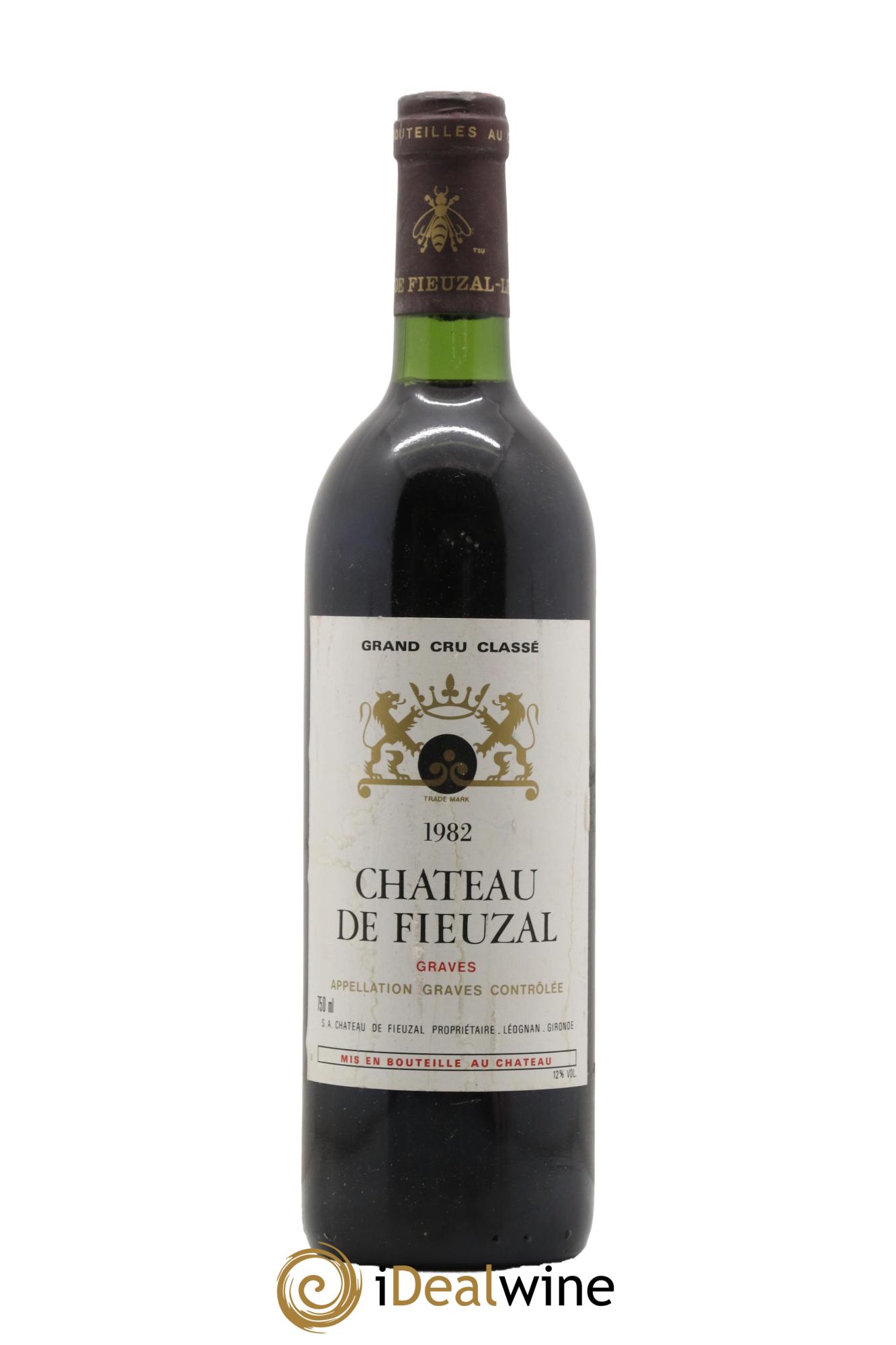Château de Fieuzal Cru Classé de Graves 1982 - Lot de 1 bouteille - 0
