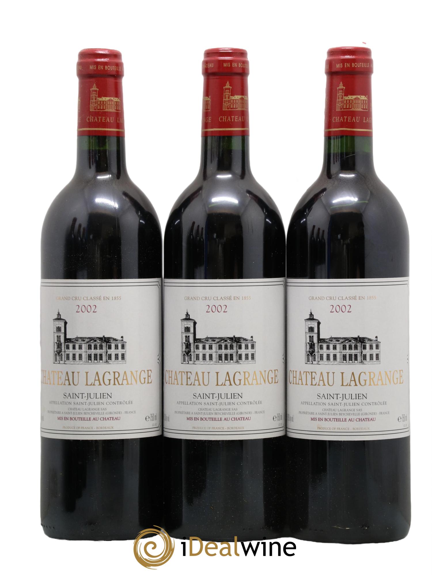 Château Lagrange 3ème Grand Cru Classé 2002 - Posten von 12 Flaschen - 2