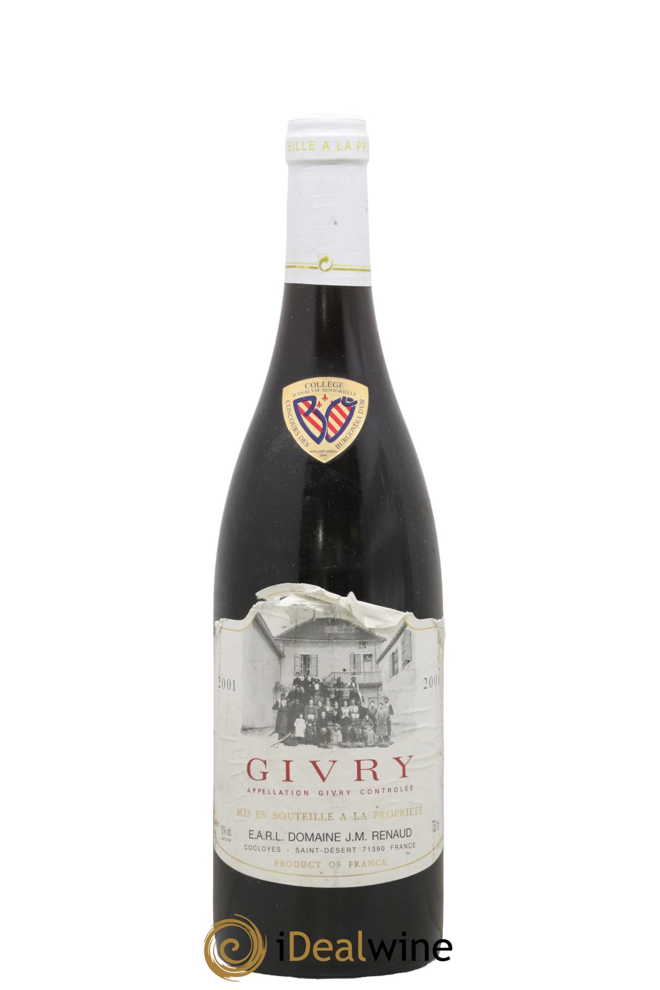 Givry JM. Renaud 2001 - Lot de 1 bouteille - 0