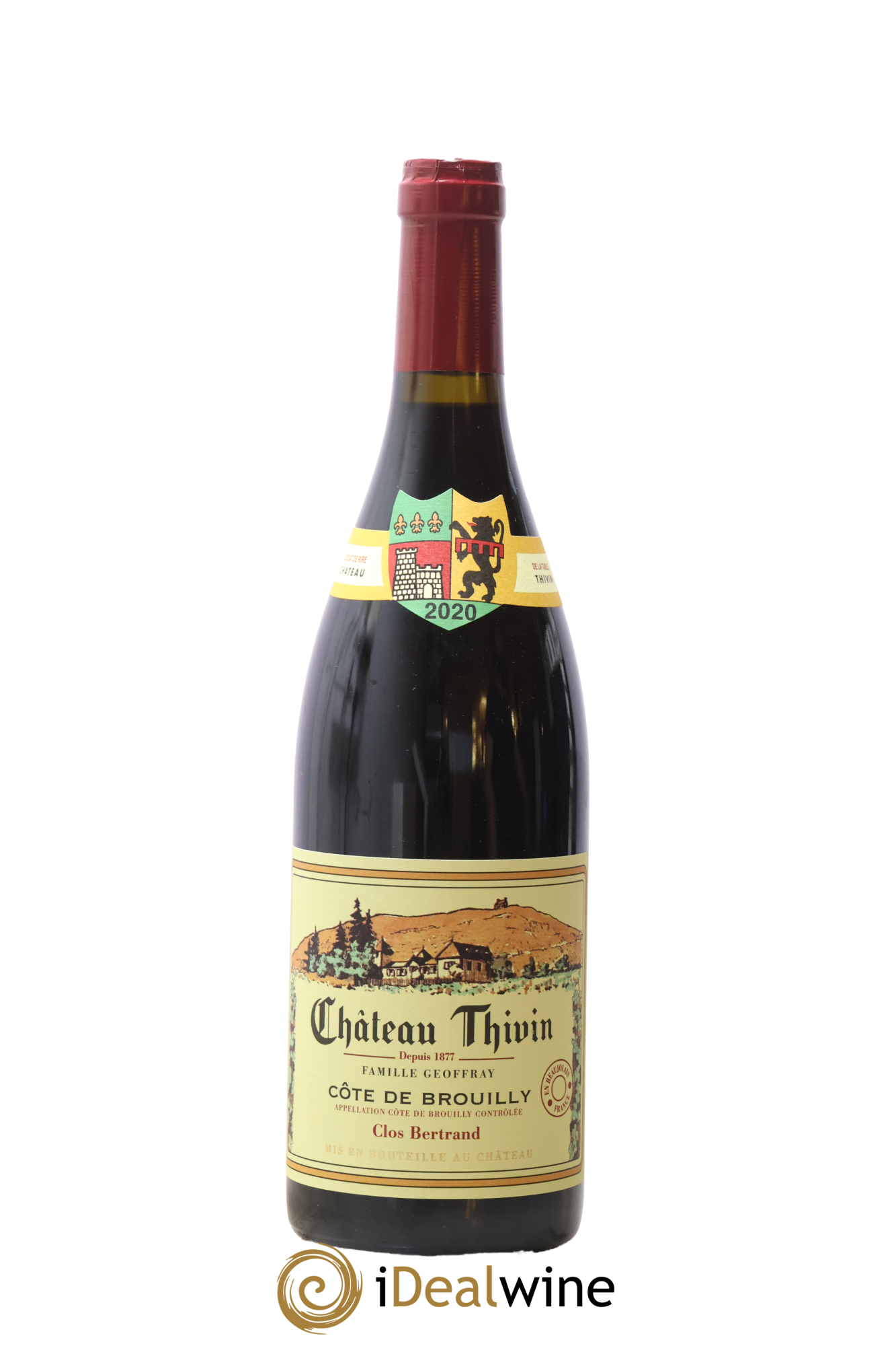 Côte de Brouilly Clos Bertrand Château Thivin 2020 - Posten von 1 Flasche - 0