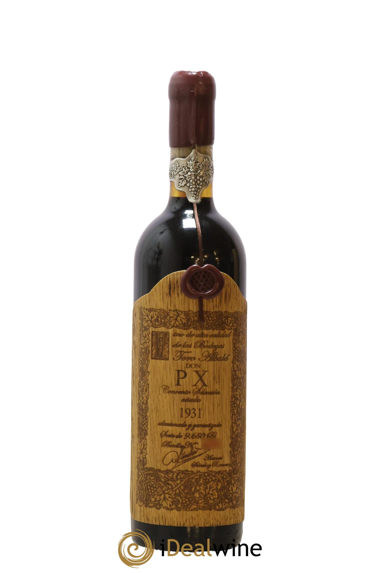 Montilla Moriles Don PX Convento Seleccion Toro Albala 1931 - Lot de 1 bouteille - 1