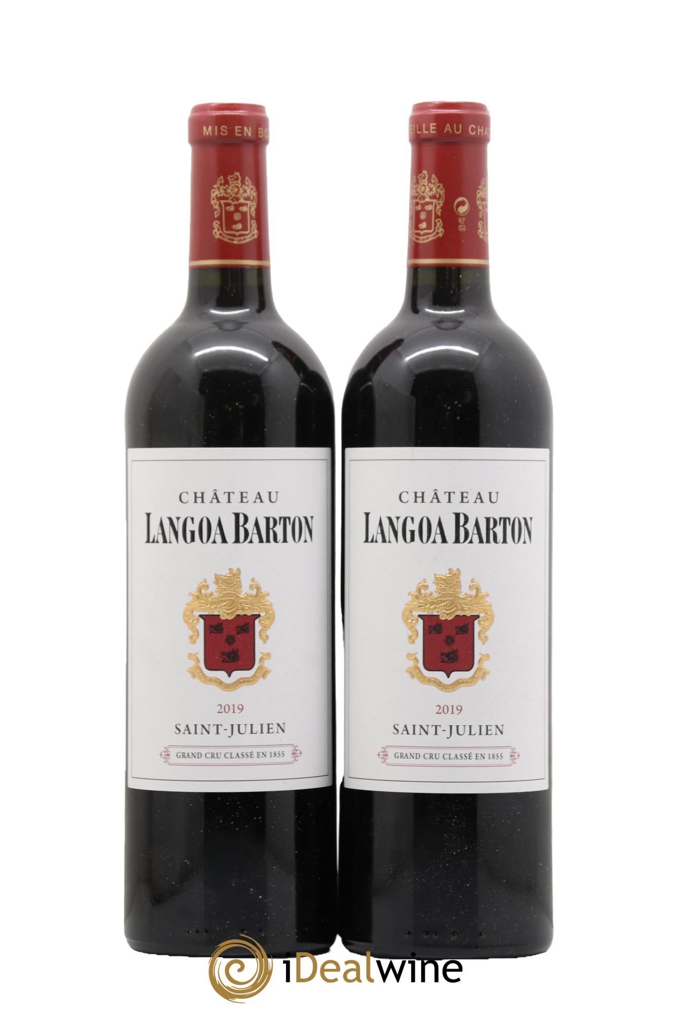 Château Langoa Barton 3ème Grand Cru Classé 2019 - Lot de 2 bouteilles - 0
