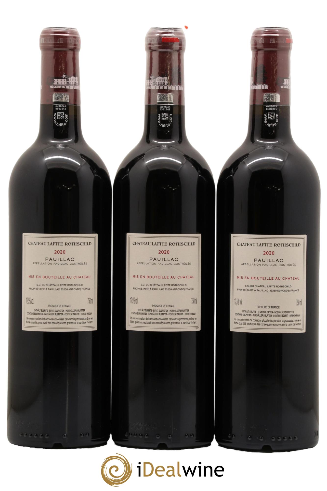 Château Lafite Rothschild 1er Grand Cru Classé  2020 - Lotto di 6 bottiglie - 4
