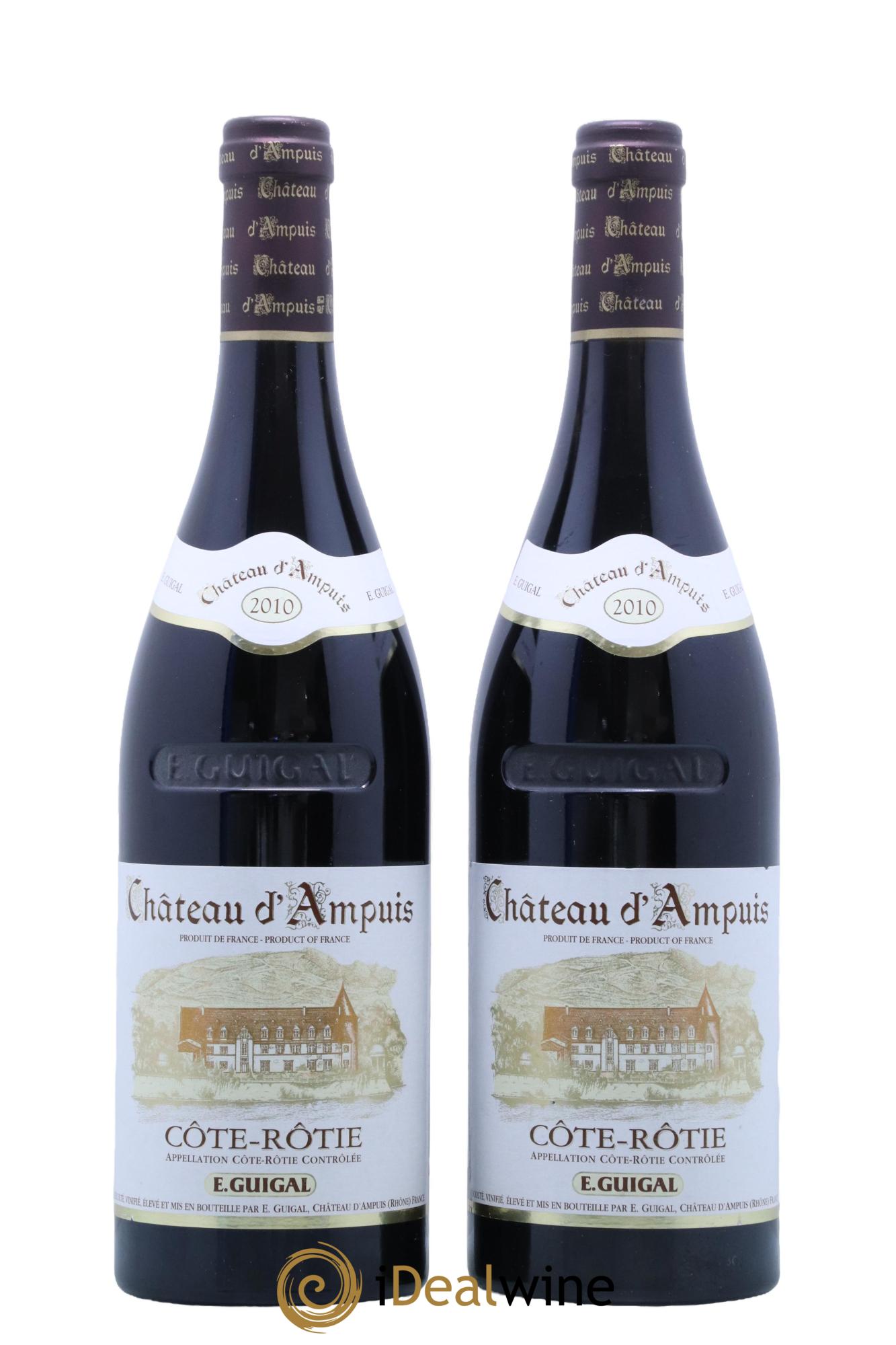 Côte-Rôtie Château d'Ampuis Guigal 2010 - Lot of 2 bottles - 0
