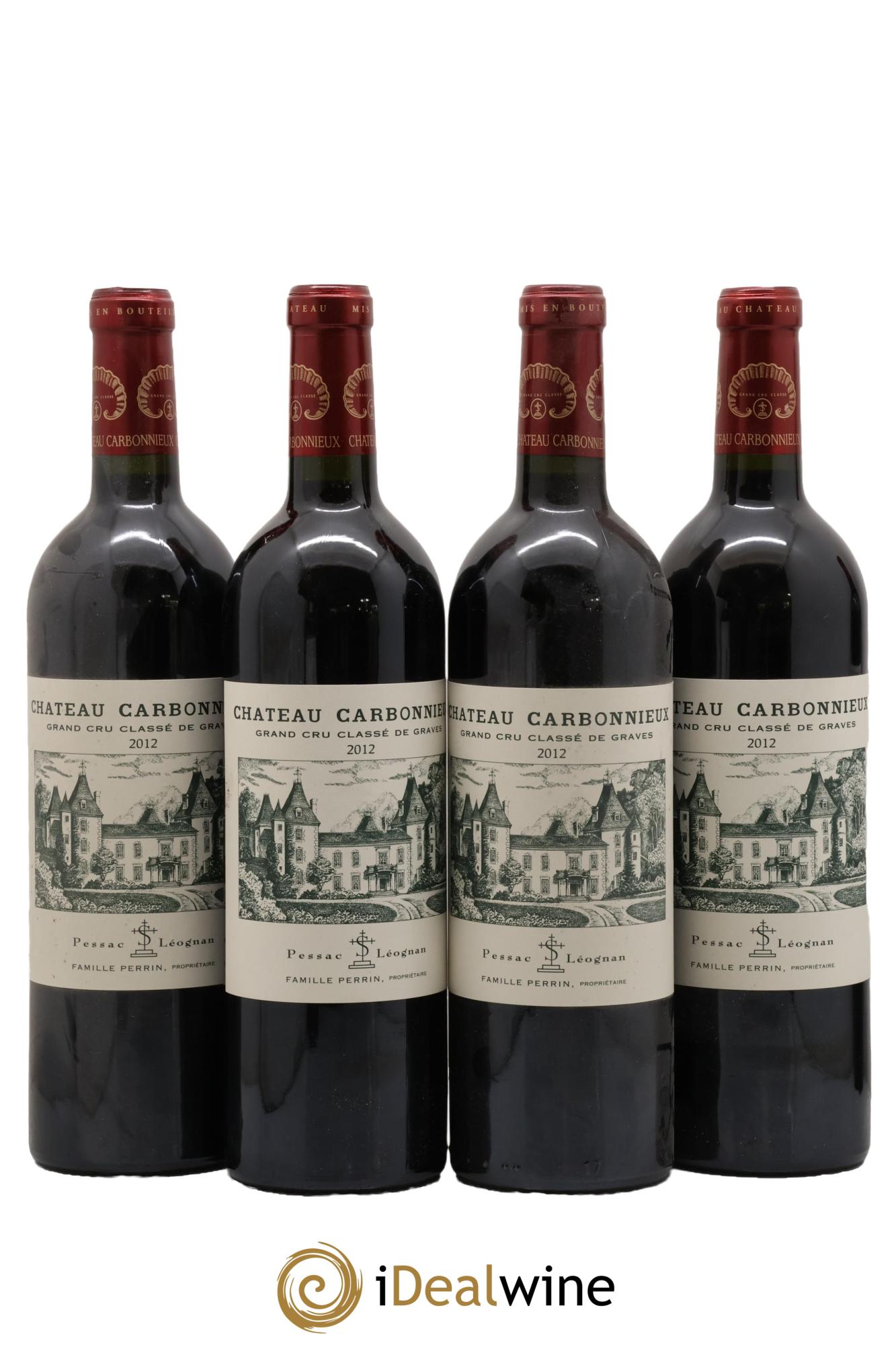 Château Carbonnieux Cru Classé de Graves 2012 - Posten von 4 Flaschen - 0