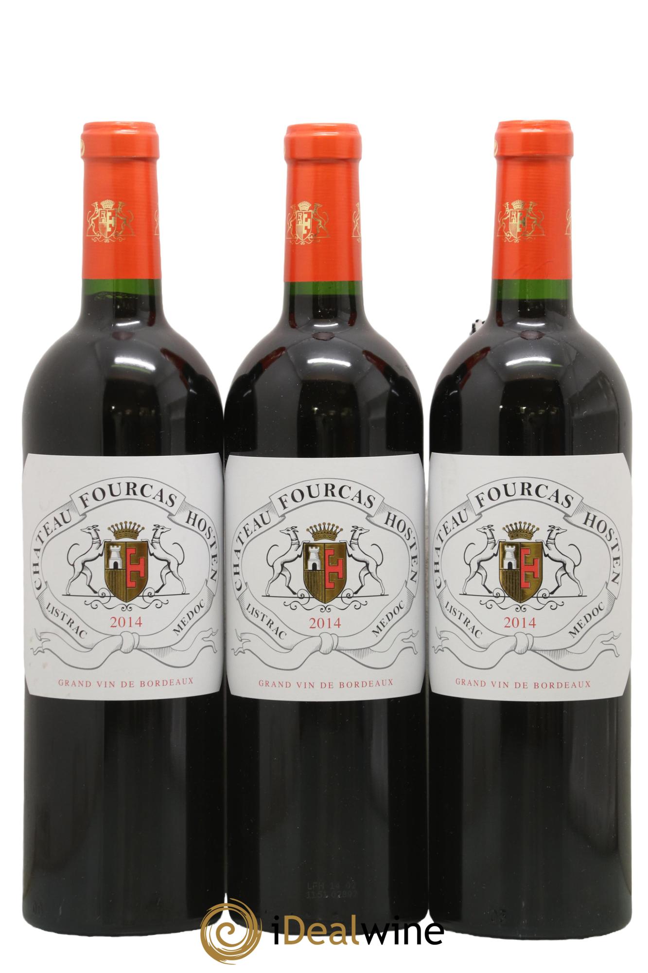 Château Fourcas Hosten Cru Bourgeois 2014 - Lotto di 3 bottiglie - 0