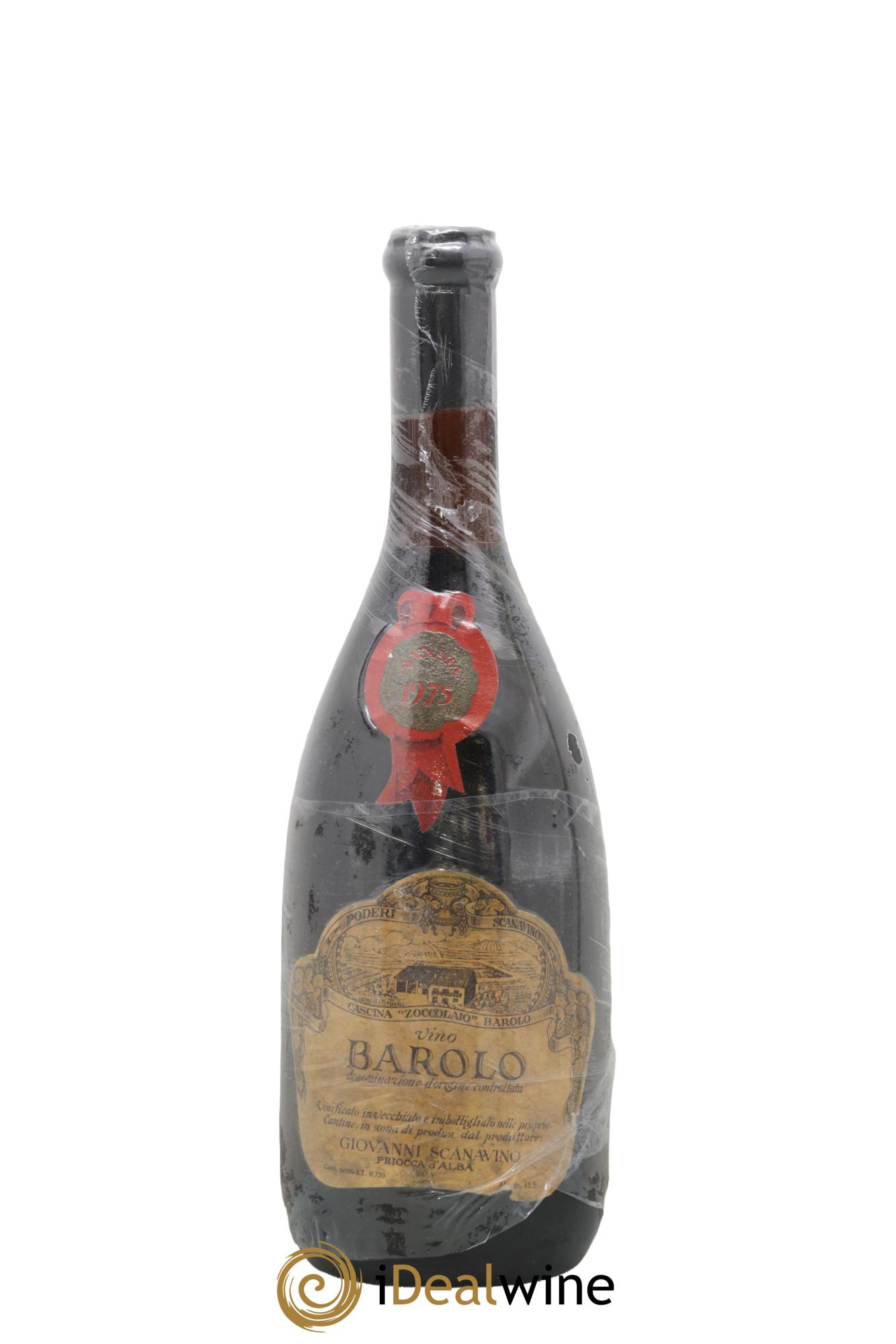 Barolo Giovanni Scanavino 1975 - Lot de 1 bouteille - 0