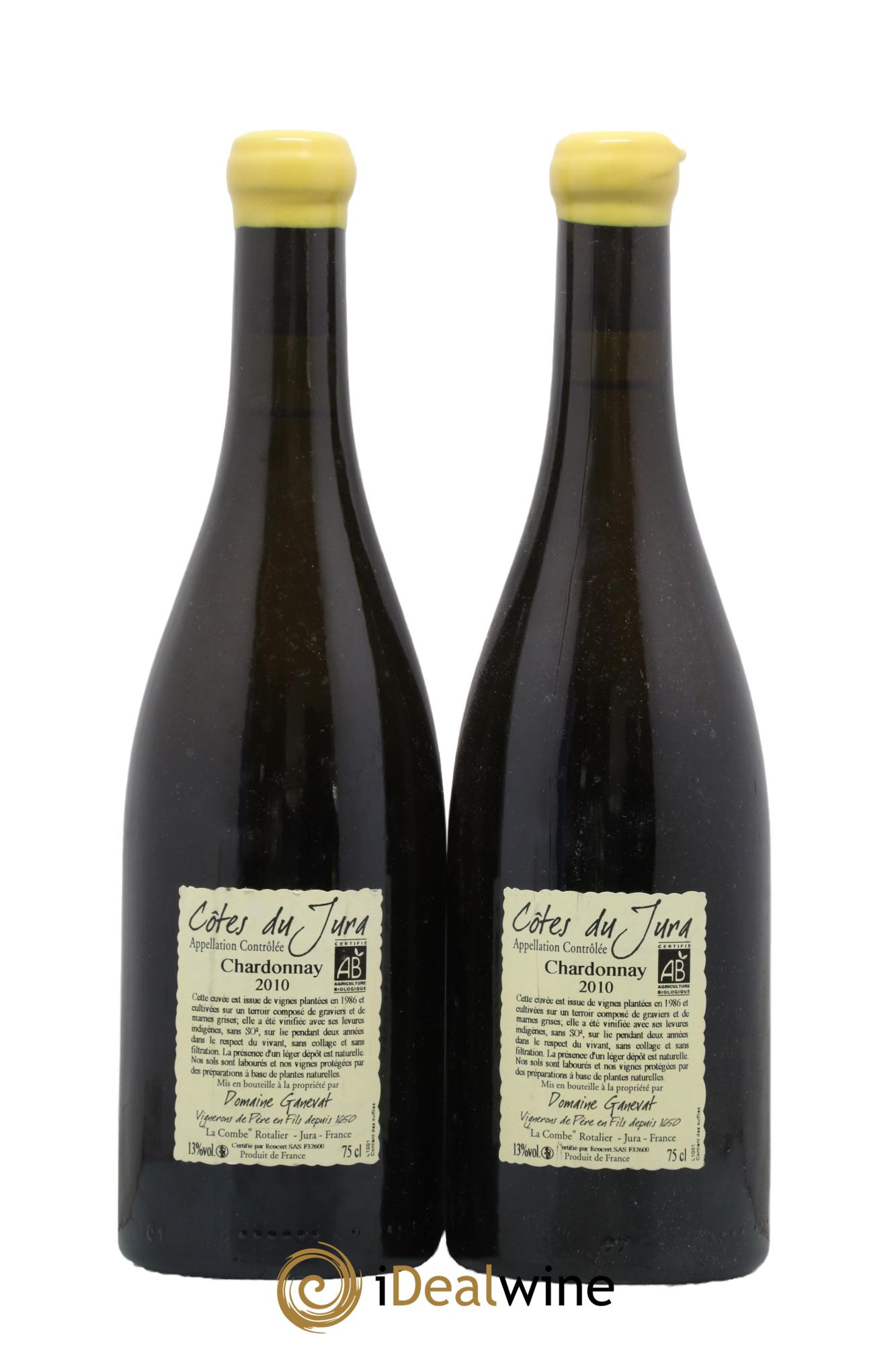 Côtes du Jura Cuvée Florine Jean-François Ganevat (Domaine) 2010 - Lot de 2 bouteilles - 1