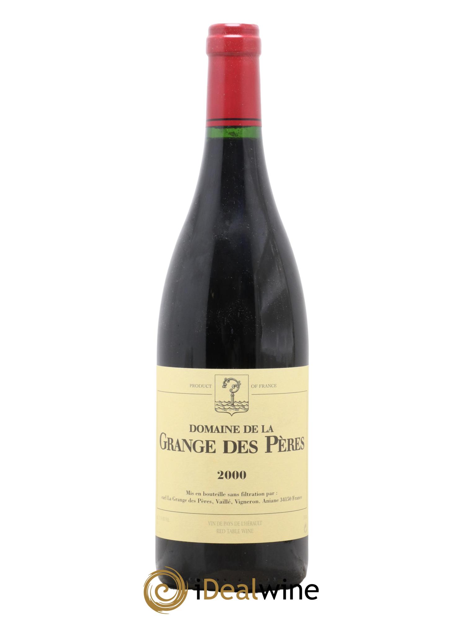 Pays d'Hérault Grange des Pères Laurent Vaillé 2000 - Lot de 1 bouteille - 0