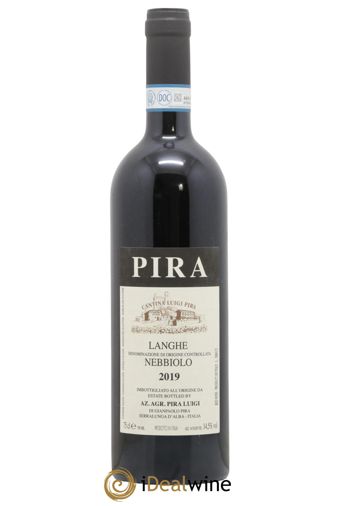Langhe DOC Luigi Pira Nebbiolo 2019 - Lot of 1 bottle - 0